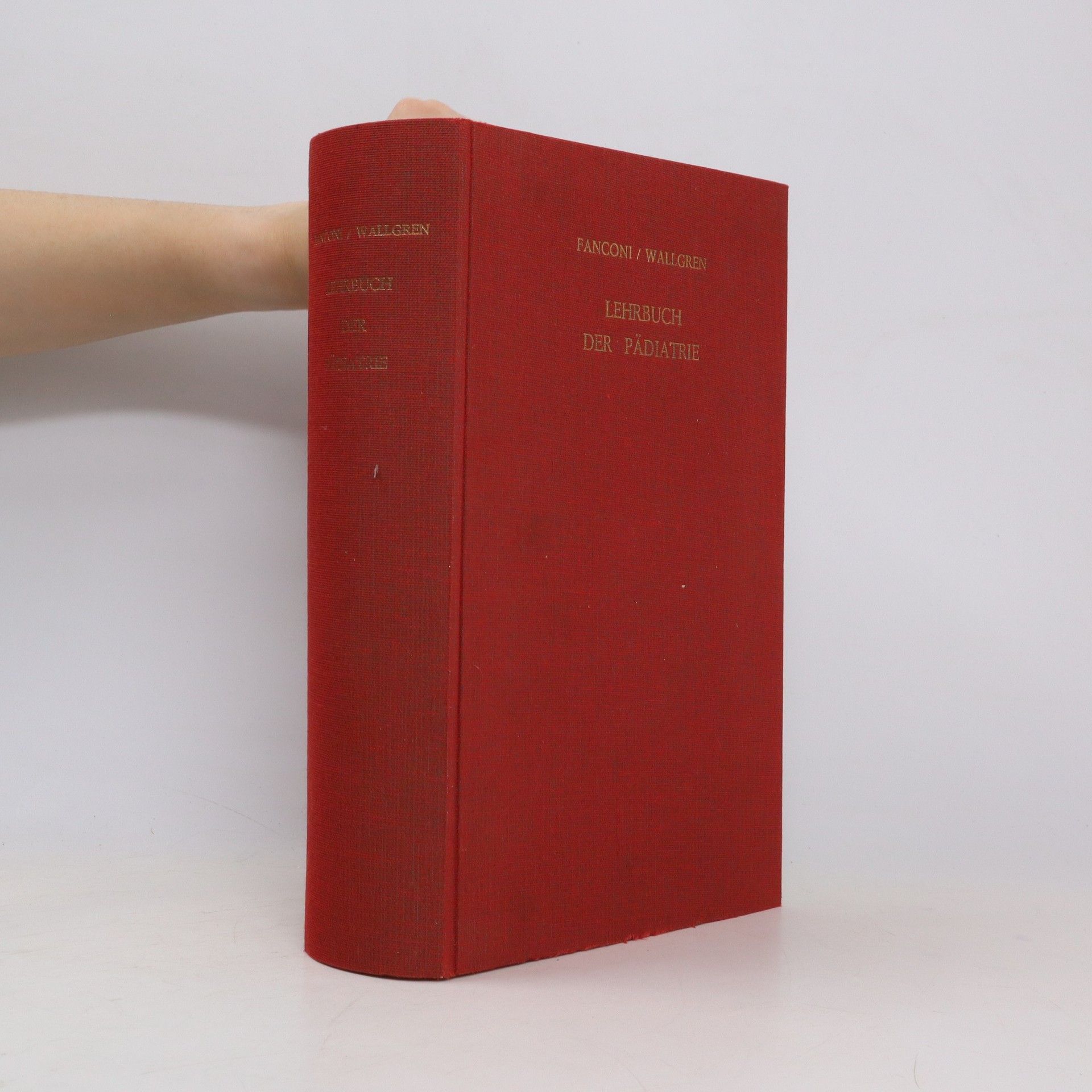 Guido Fanconi Lehrbuch der Pädiatrie