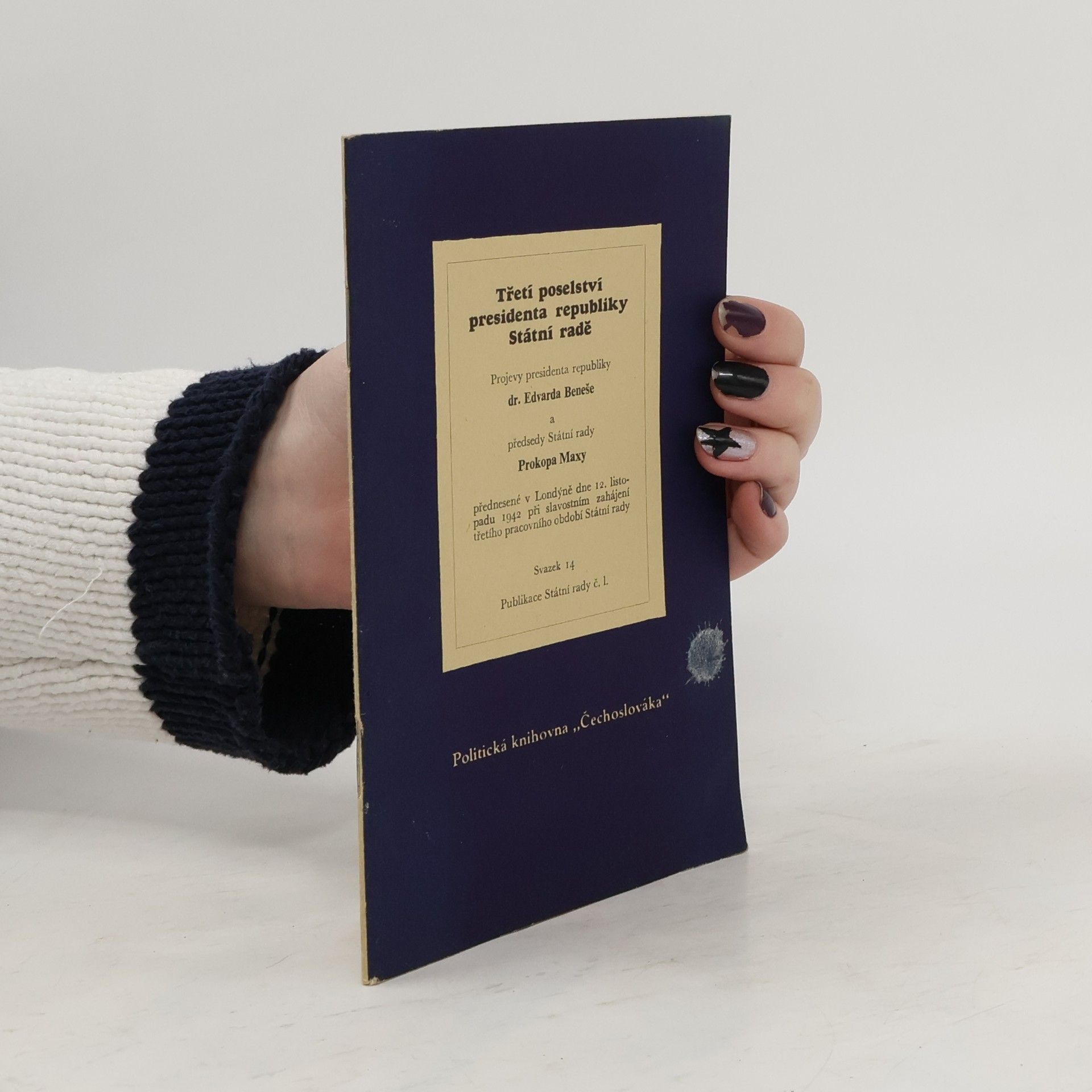 Collectif d'auteurs Třetí poselství presidenta republiky Státní radě svazek 14 Publikace Státní rady č. 1