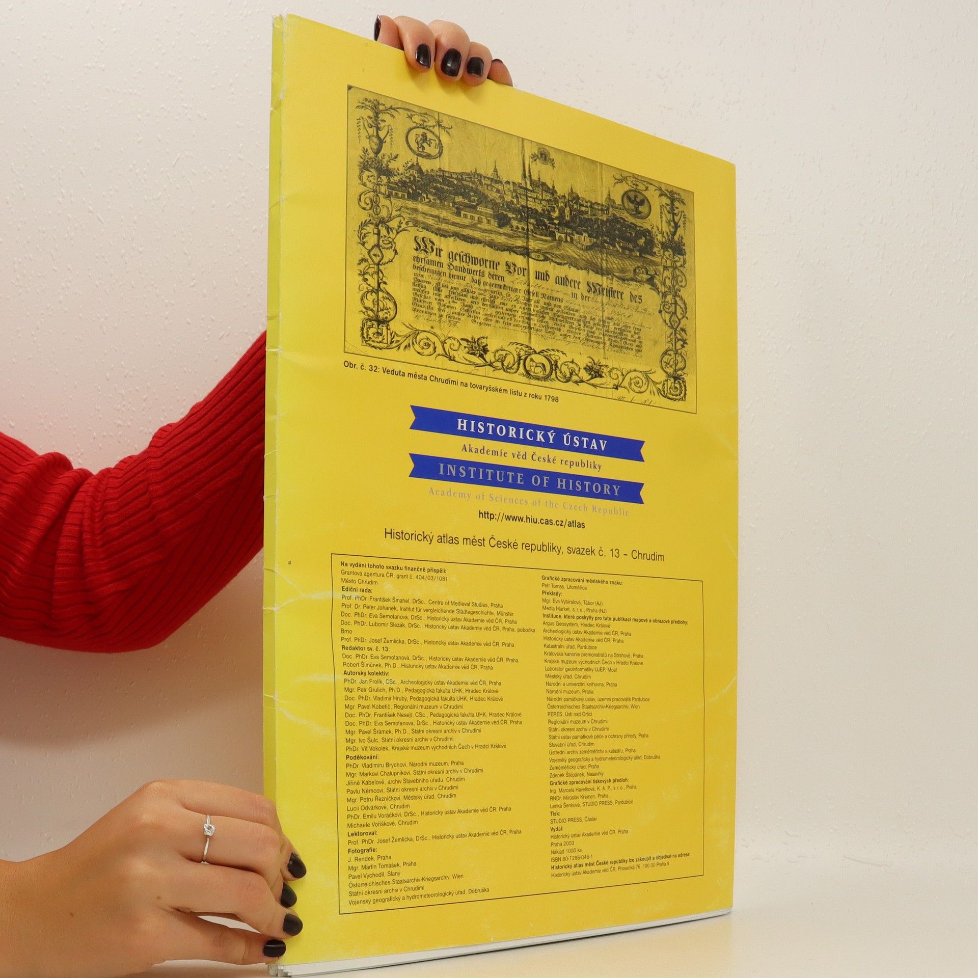 Collectif d'auteurs Historický atlas měst České Republiky, svazek č. 13: Chrudim