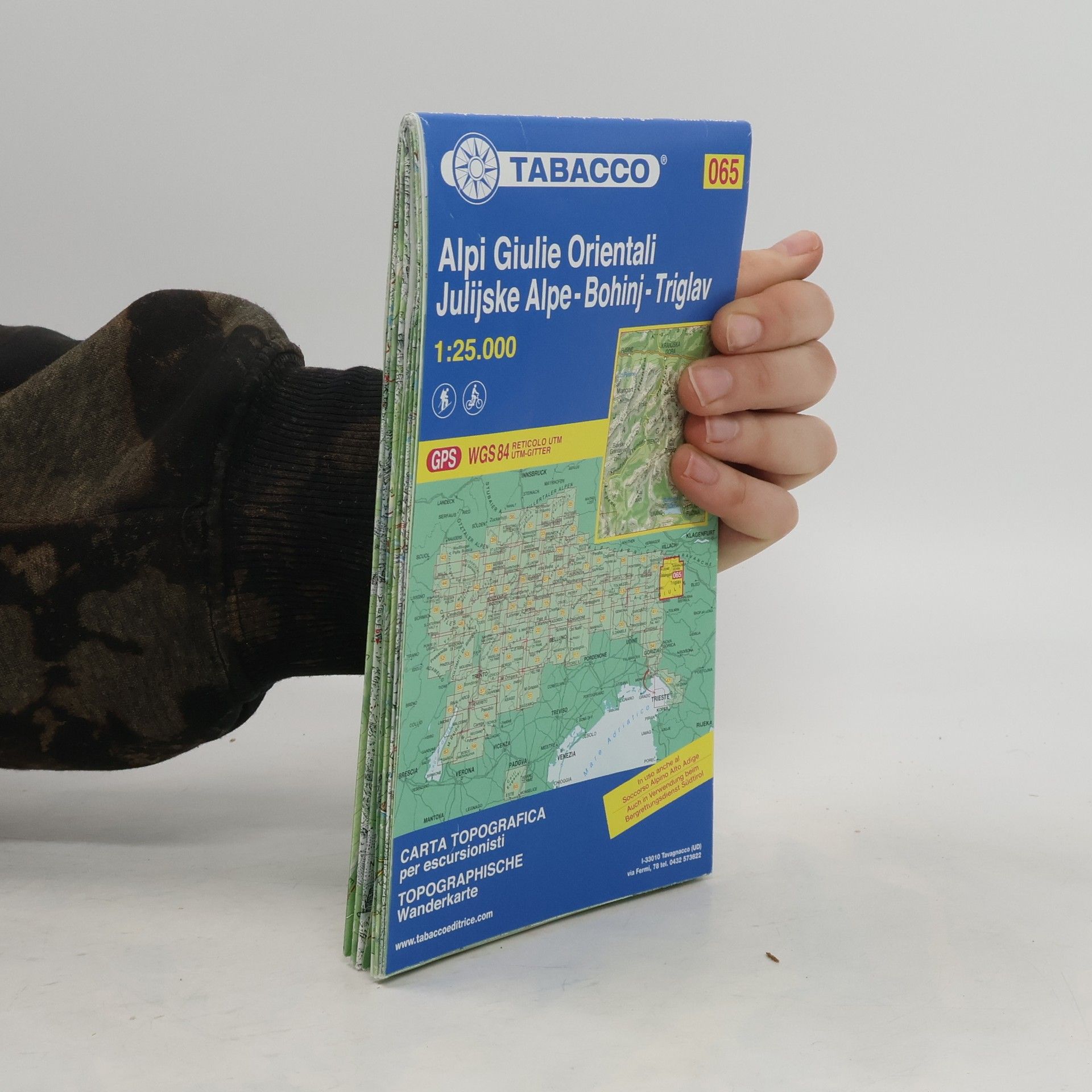 Collectif d'auteurs Tabacco topographische Wanderkarte Alpi Giulie Orientali-Bohinj-Triglav