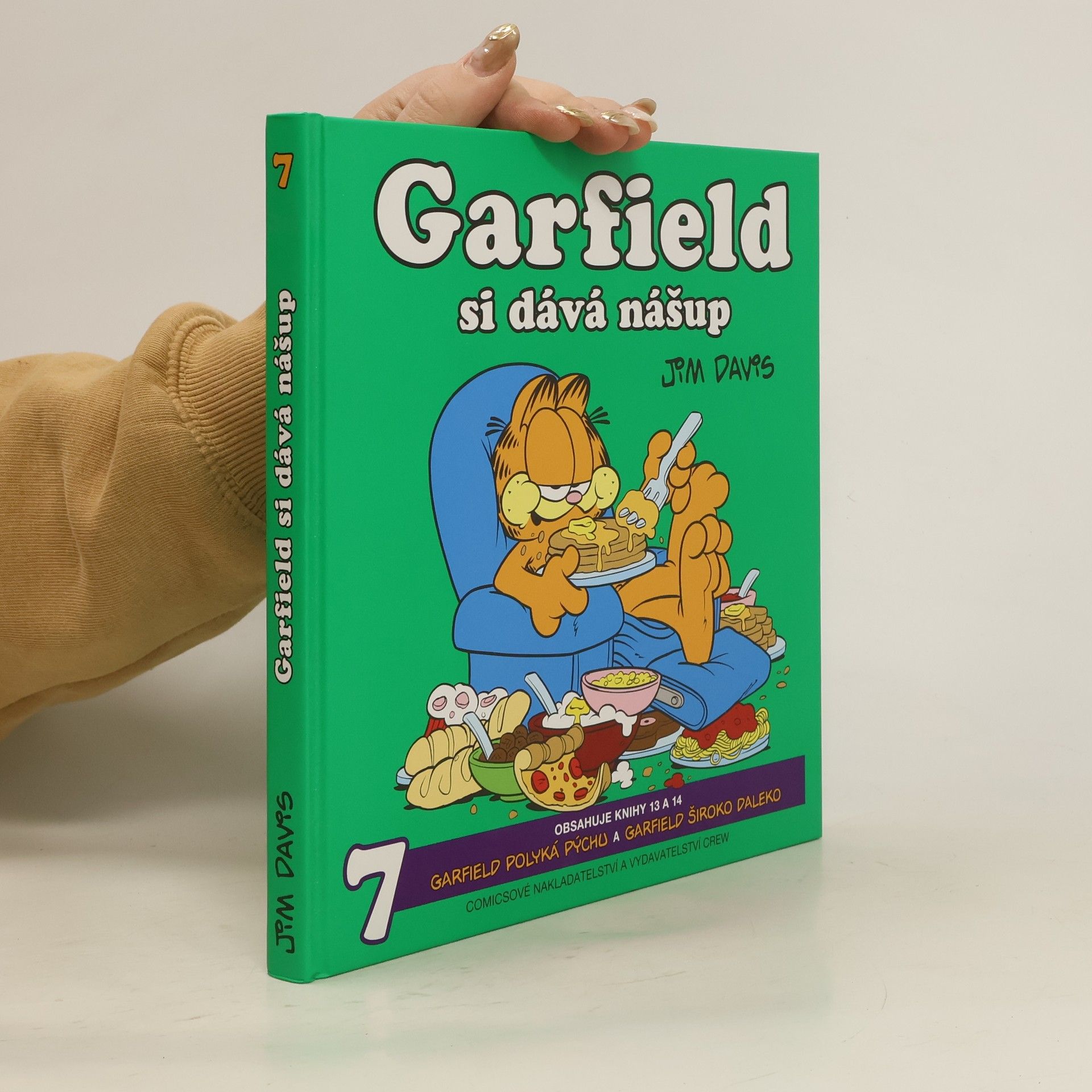 Jim Davis Garfield si dává nášup