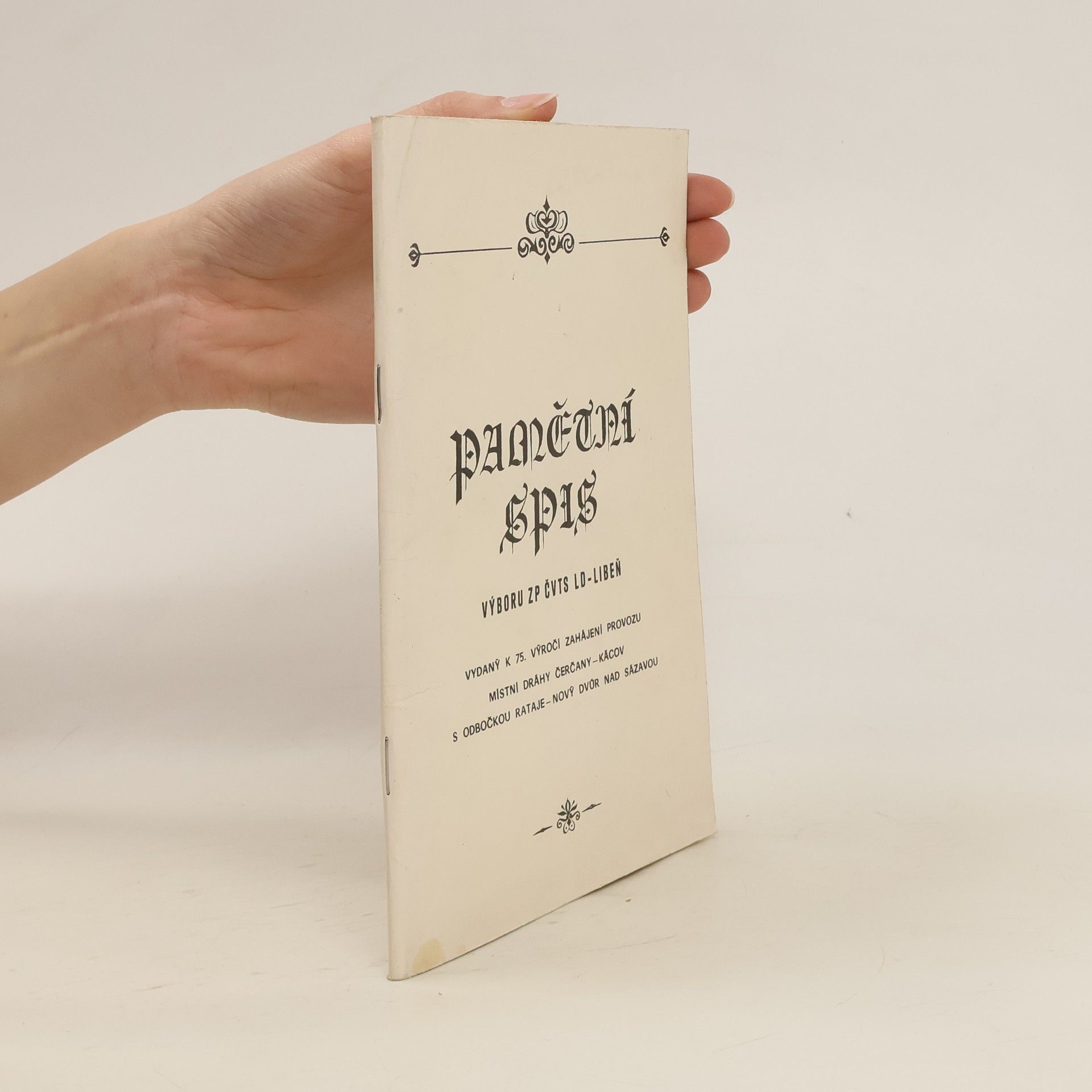 Auteurscollectief Pamětní spis výboru ZP ČVTS LD-Libeň