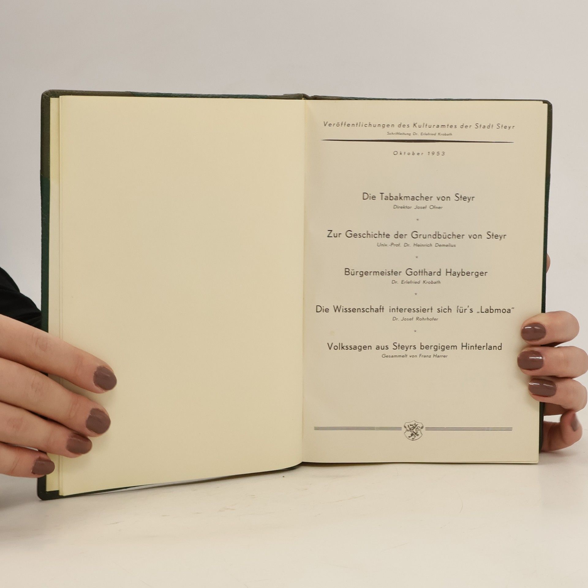 kolektiv Veröffentlichungen des Kulturamtes der Stadt Steyr