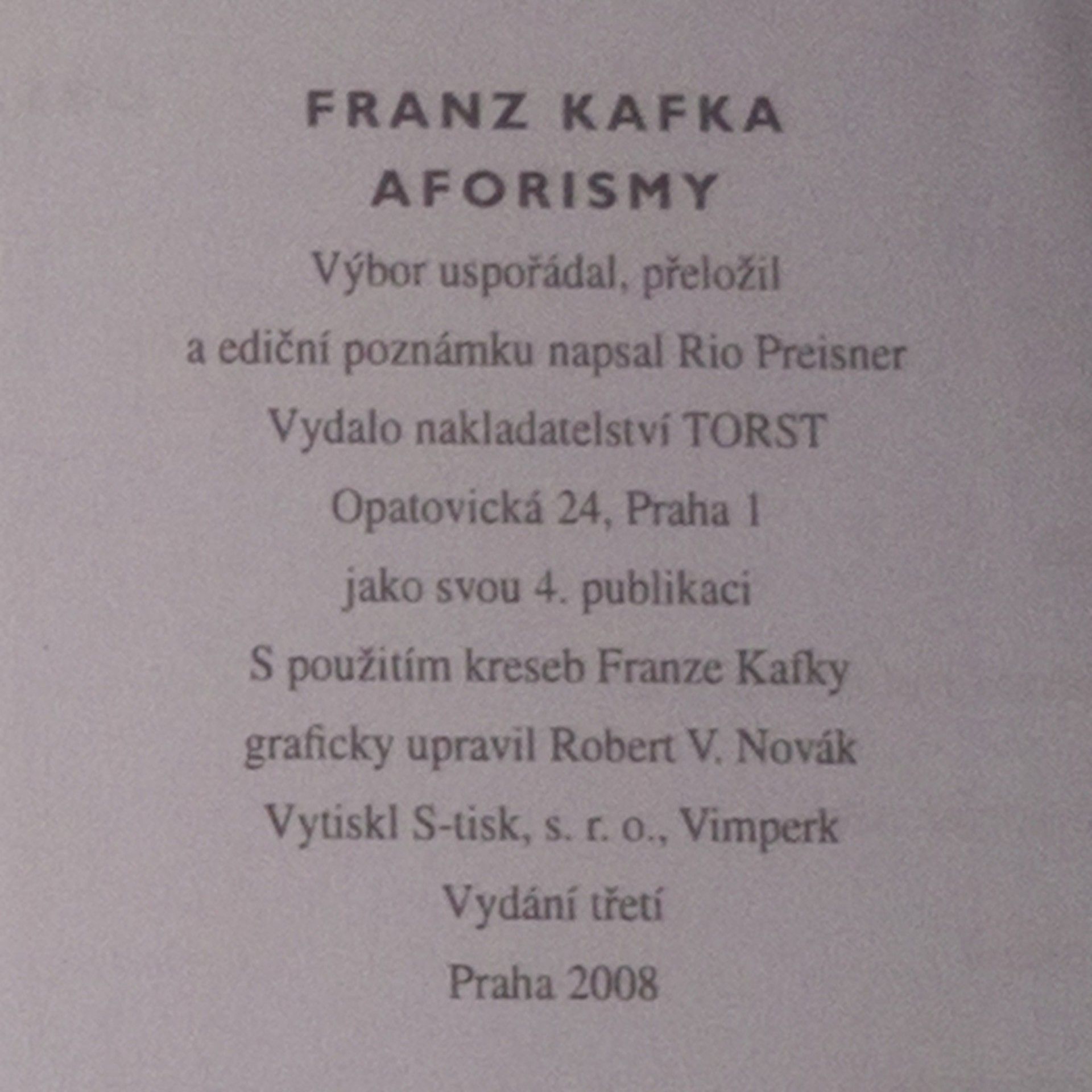 Franz Kafka Aforismy