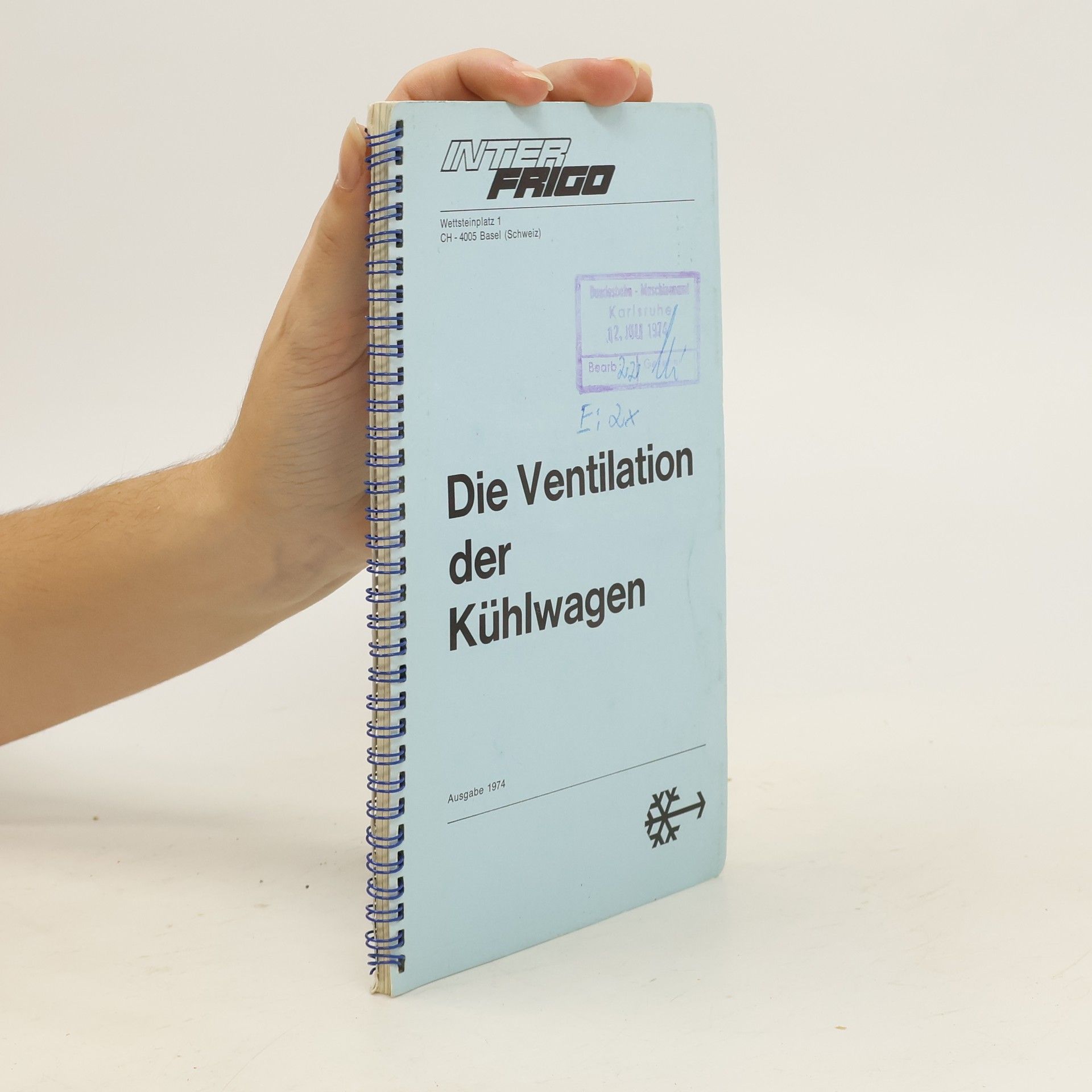 Autores varios Die Ventilation der Kühlwagen