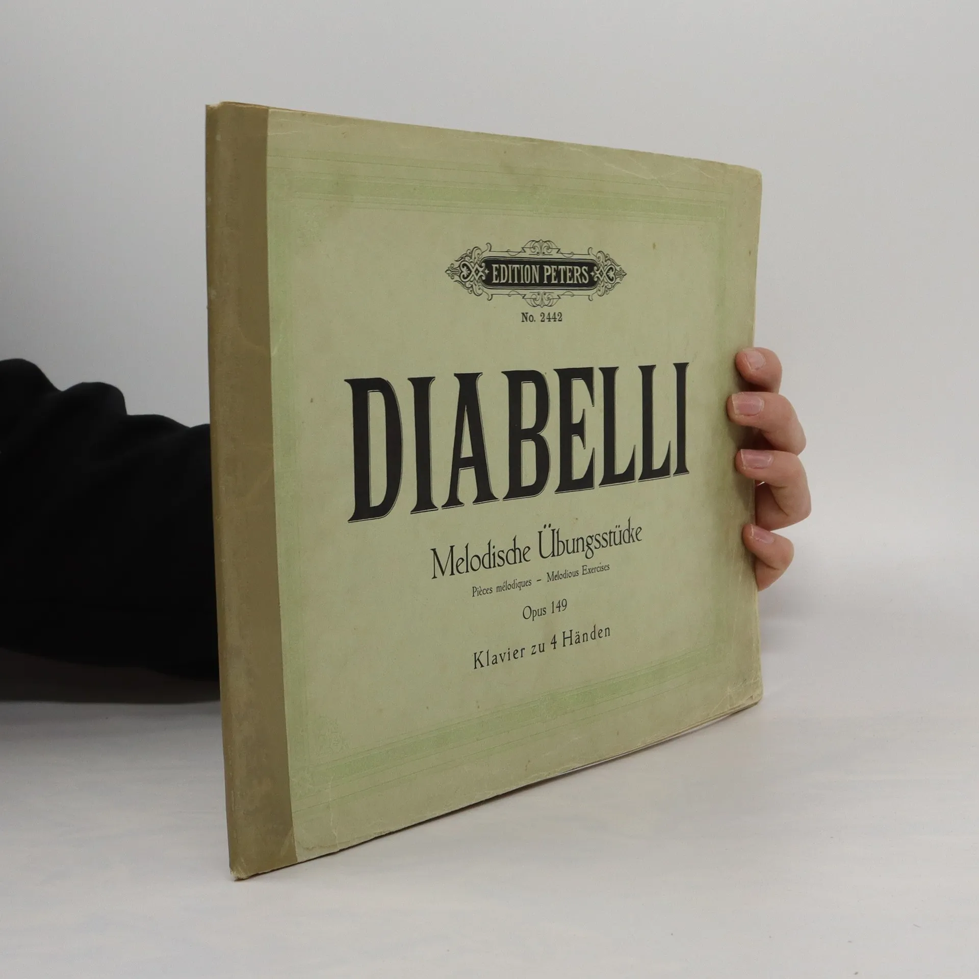 Diabelli - Pièces D'exercice Mélodiques Opus 149 Pour Piano à Quatre Mains