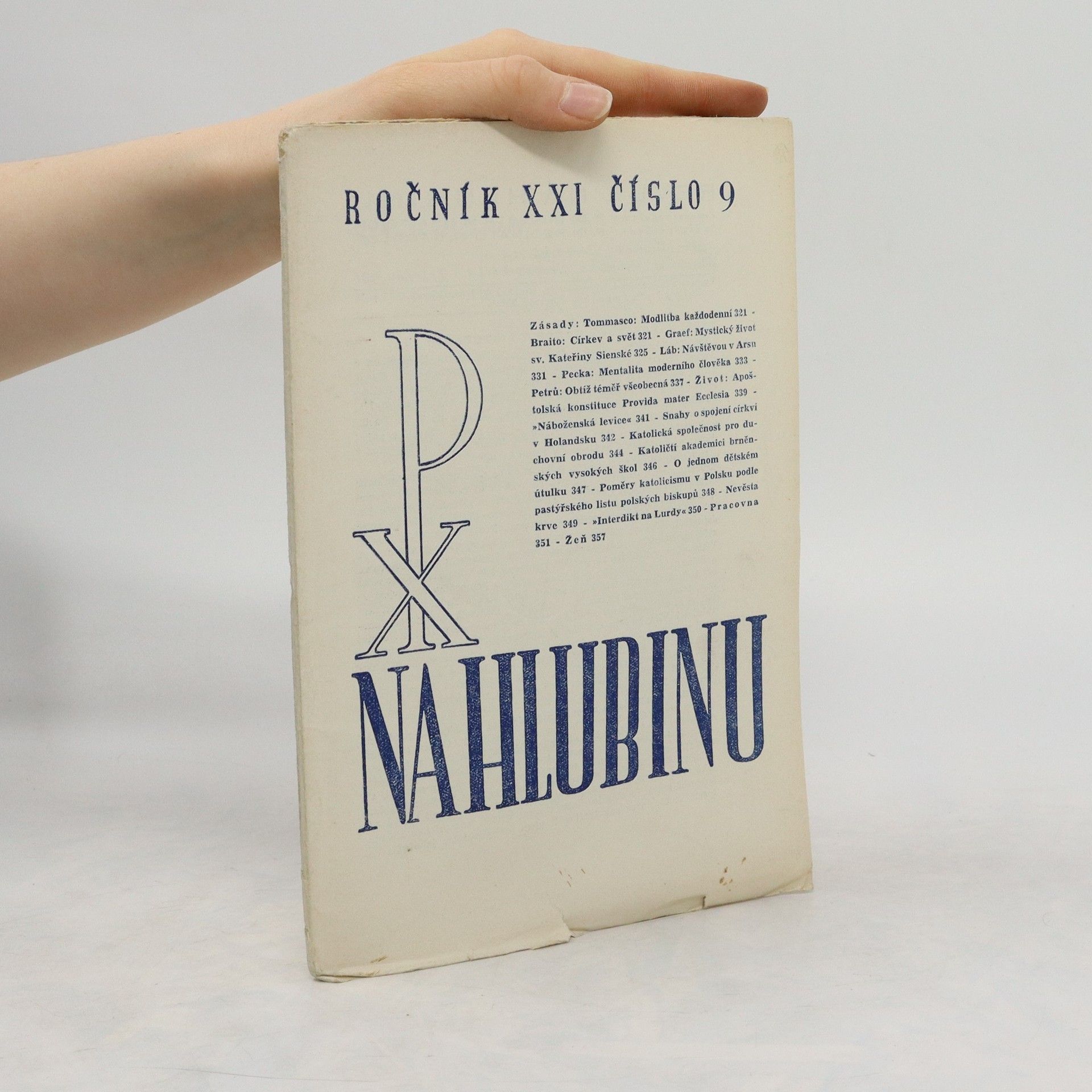 Kolektiv autorů Na hlubinu, ročník XIX. číslo 9
