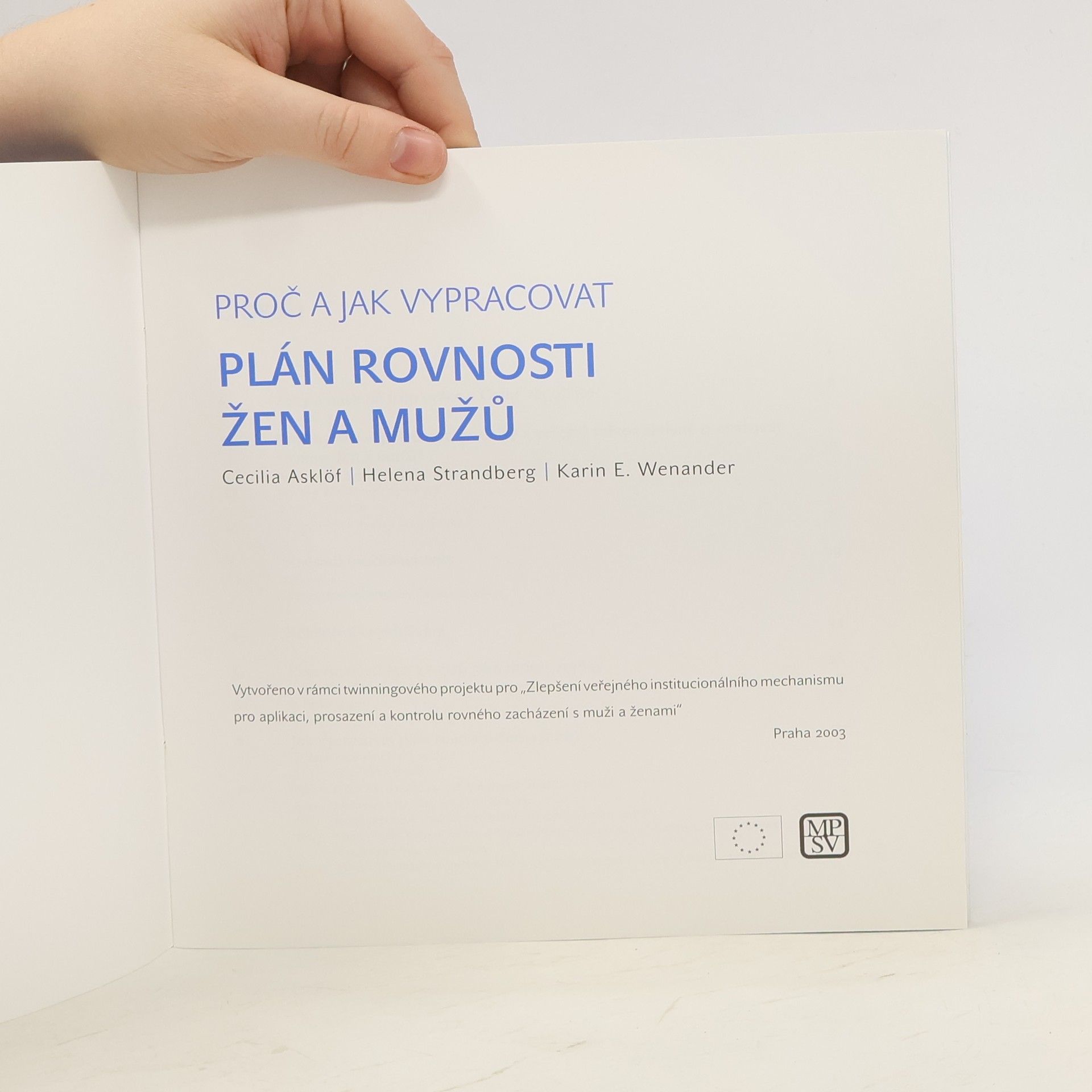kolektiv Proč a jak vypracovat plán rovnosti žen a mužů
