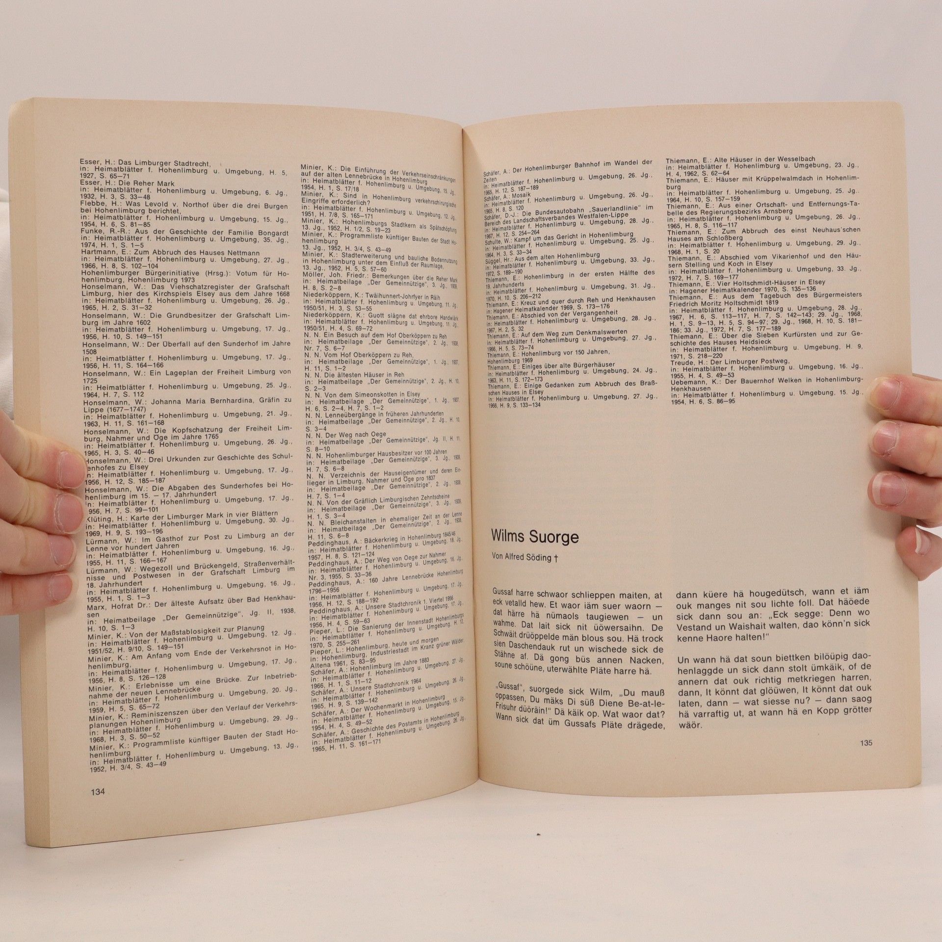 Autores varios Heimatbuch Hagen + Mark , 21. Hagener Heimatkalender 1980