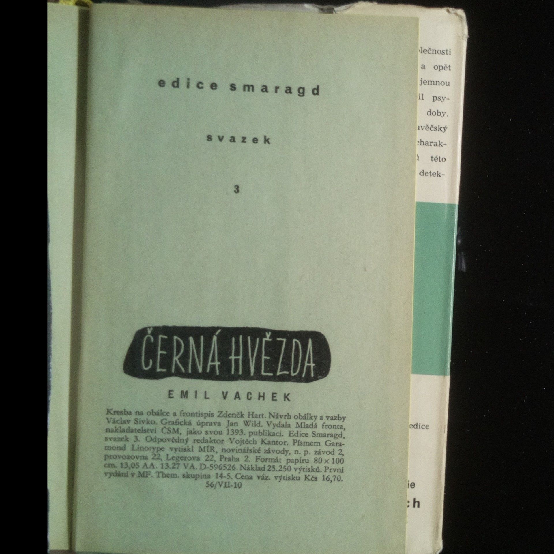 Emil Vachek Černá hvězda