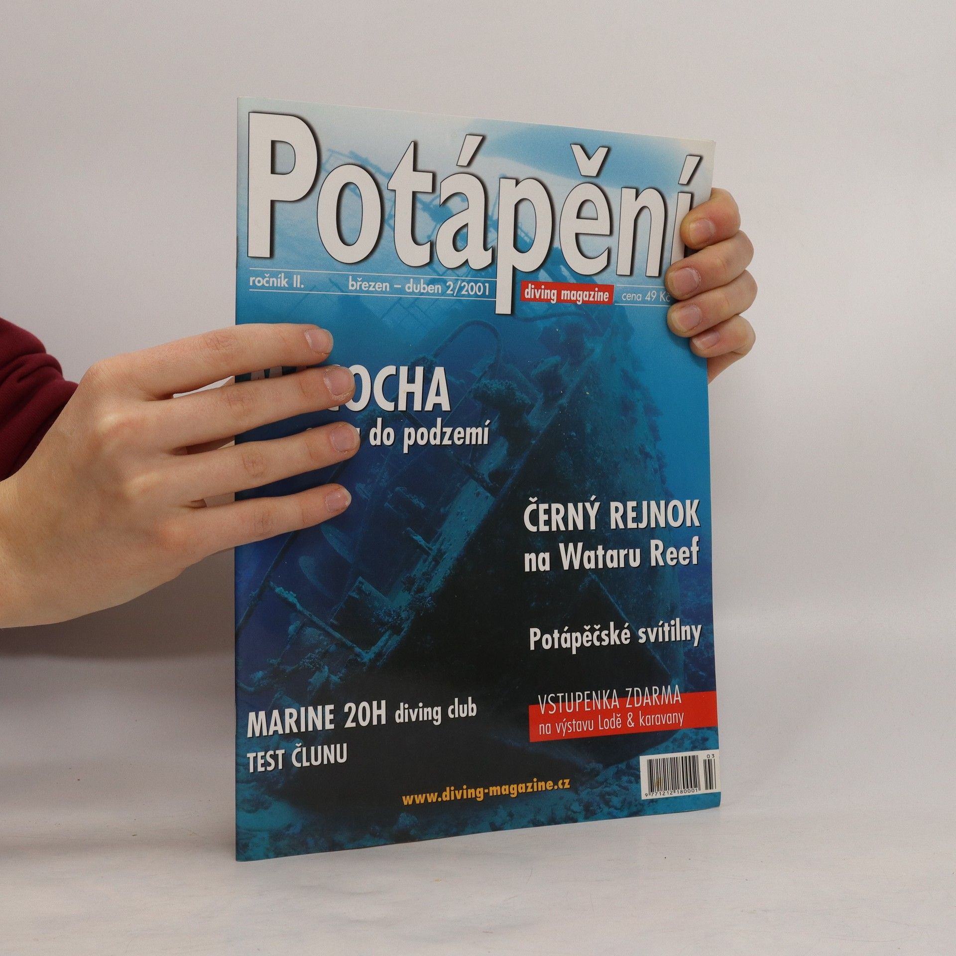 AA.VV. Potápění 2/2001. Ročník II.