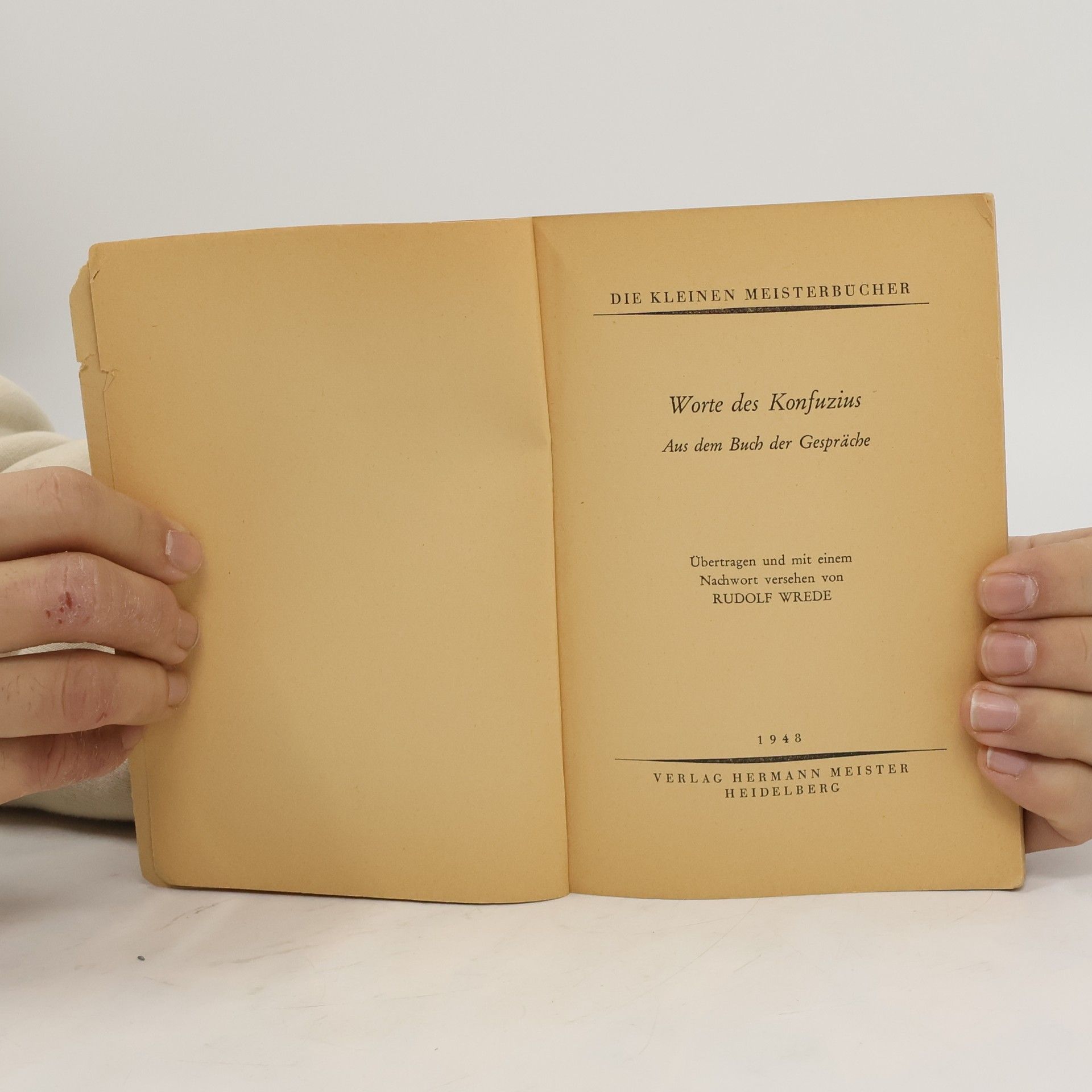 kolektiv Die kleinen Meisterbücher. Nummer 83. Worte des Konfuzius