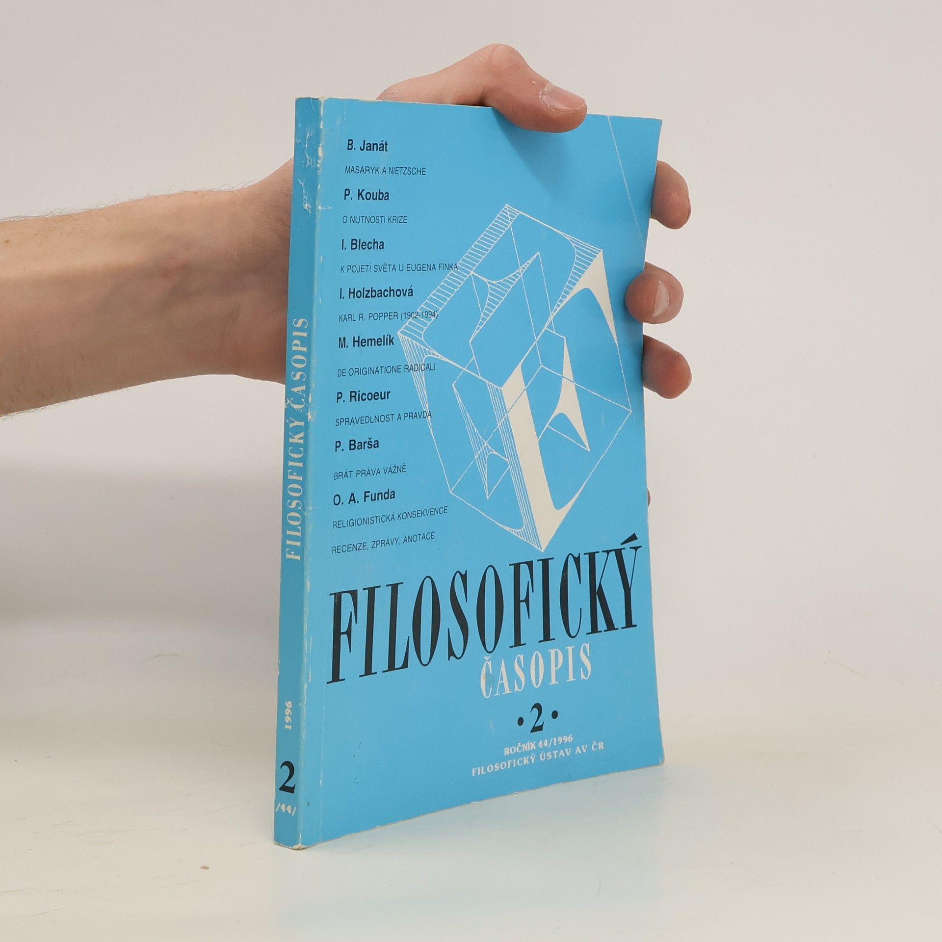 Collectif d'auteurs Filosofický časopis 2/1996