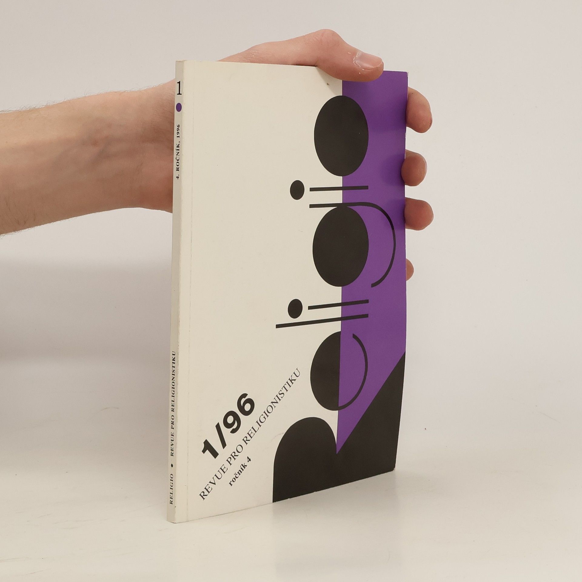 Kolektiv autorů Revue pro religionistiku 1/96. Ročník 4