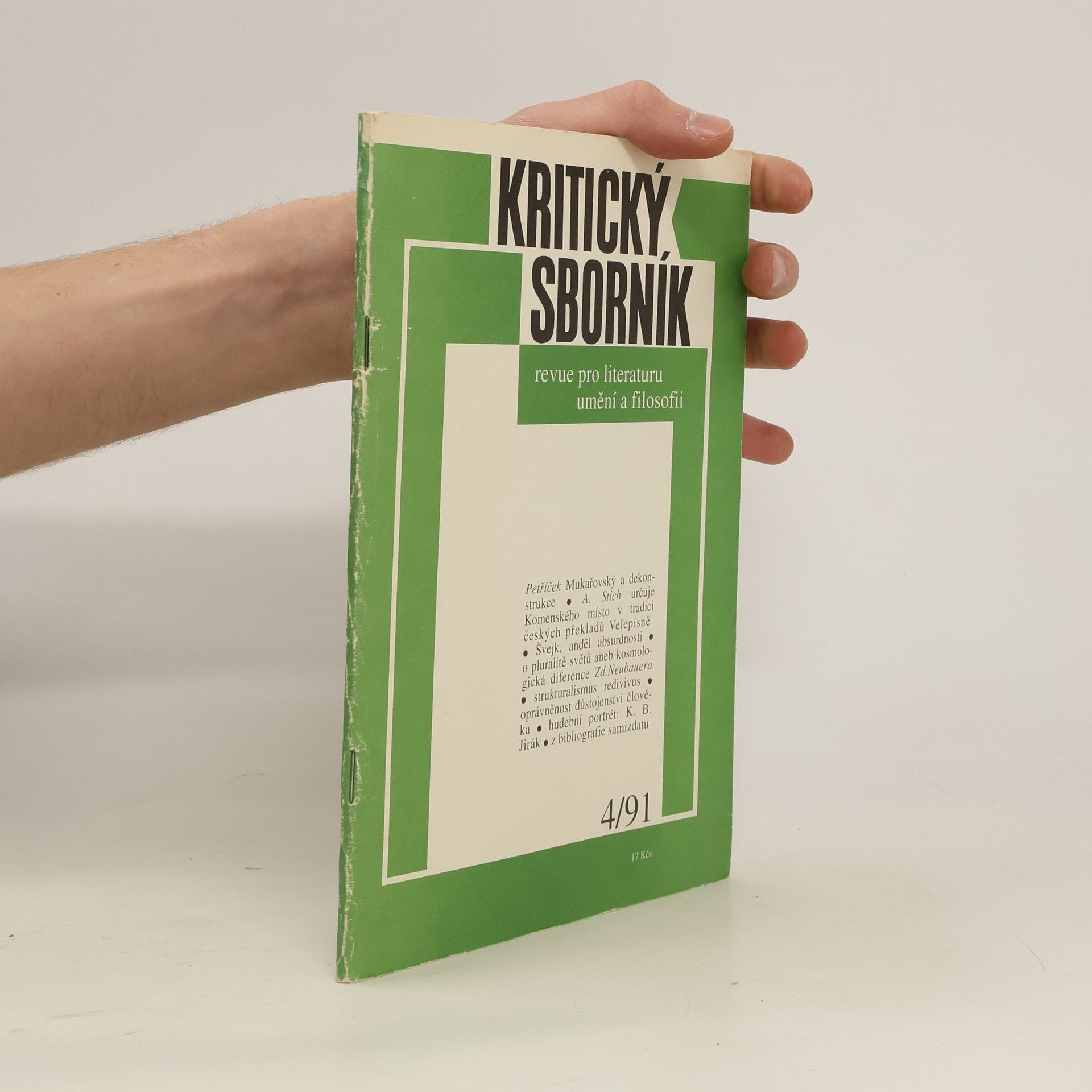Collectif d'auteurs Kritický sborník 4/91