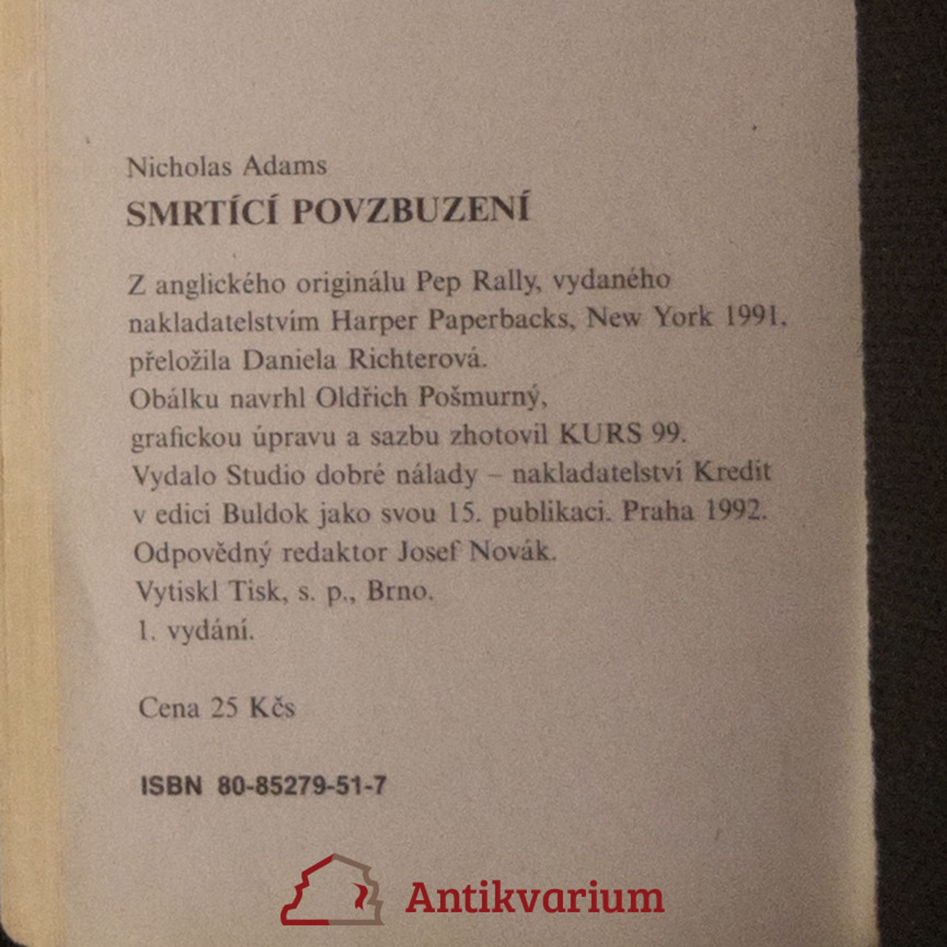 James D. MacDonald Smrtící povzbuzení. Stopy hrůzy 3