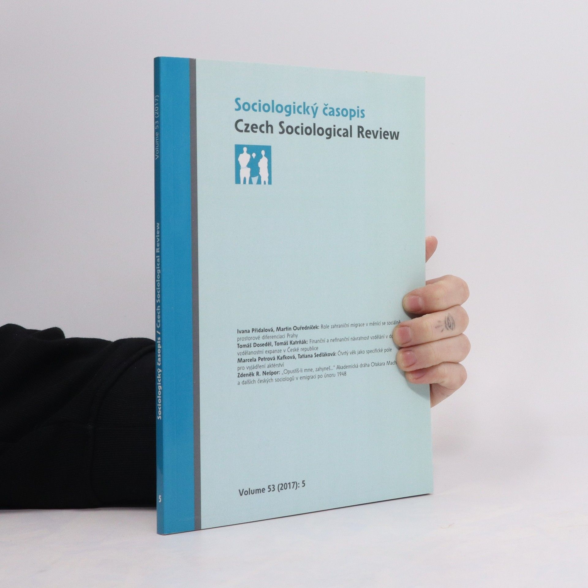 AA.VV. Sociologický časopis 5/2017. Volume 53