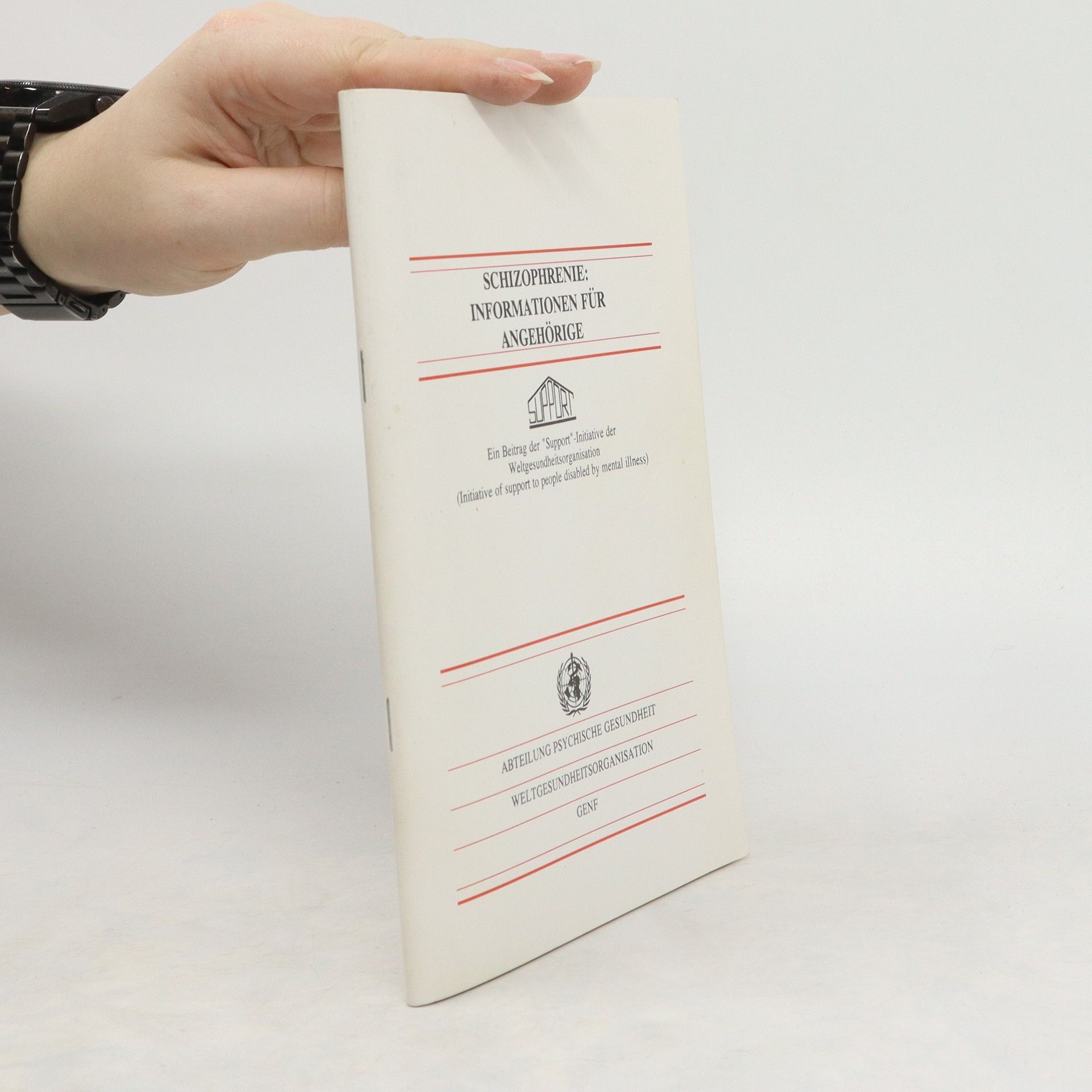 Auteurscollectief Schizophrenie Informationen für angehörige