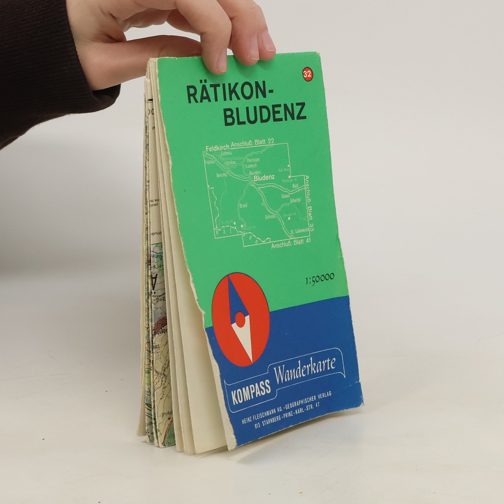 Autorenkollektiv Kompass Wanderkarte 32: Rätikonbludenz 1 : 50 000