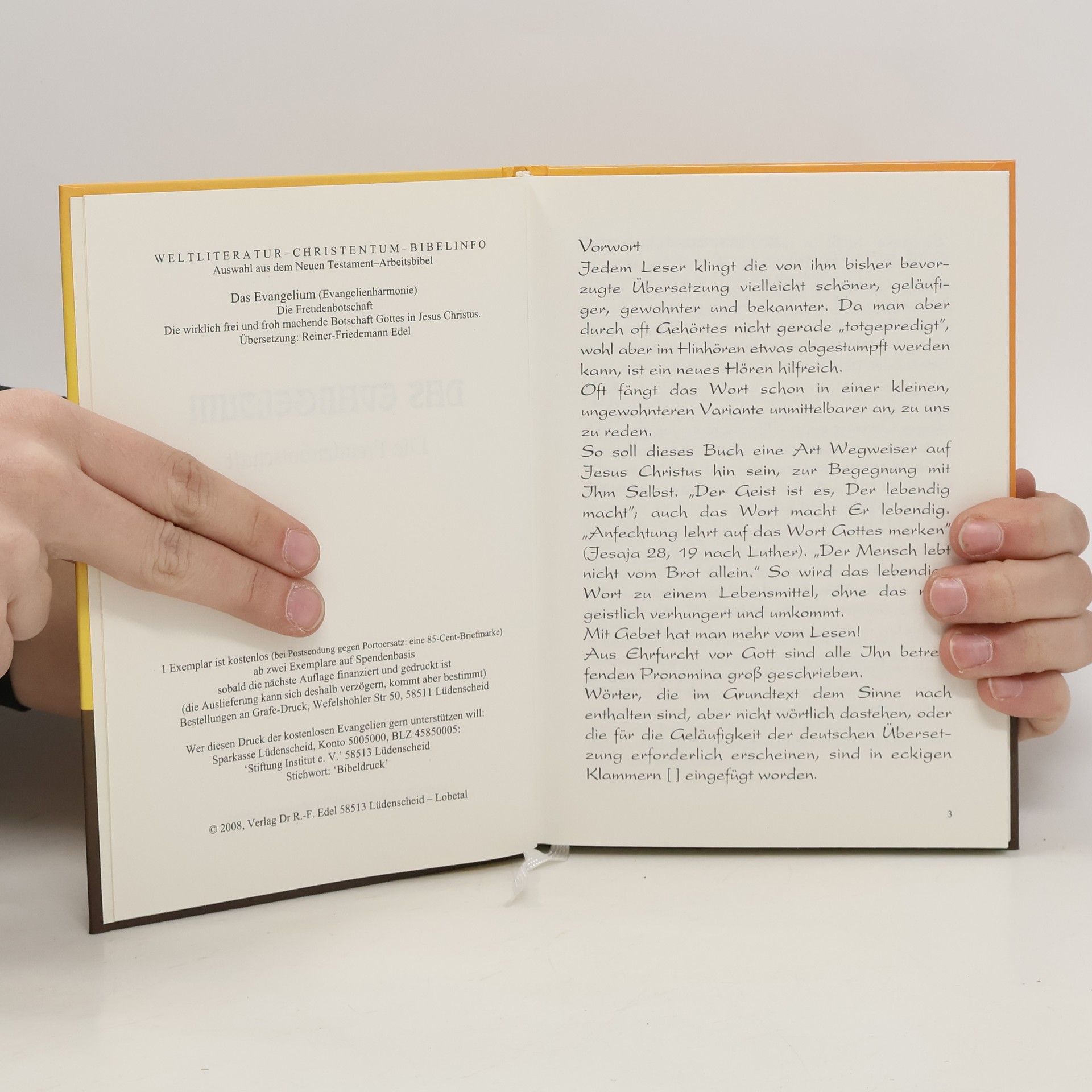 Autorenkollektiv Das Evangelium. Die Freundenbotschaft