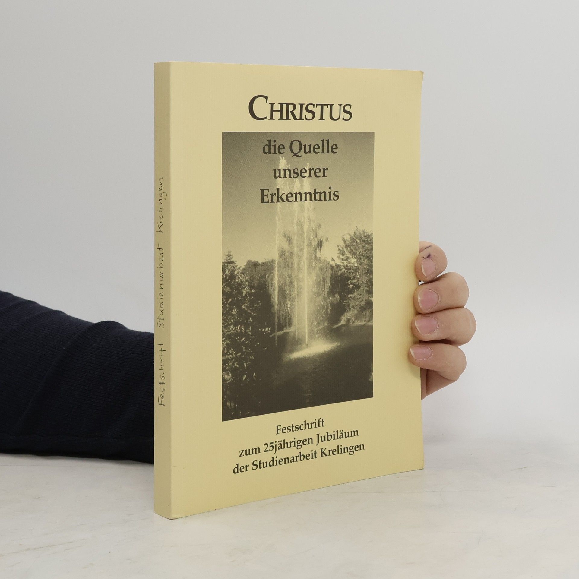 Christus die quelle unserer Erkenntnis