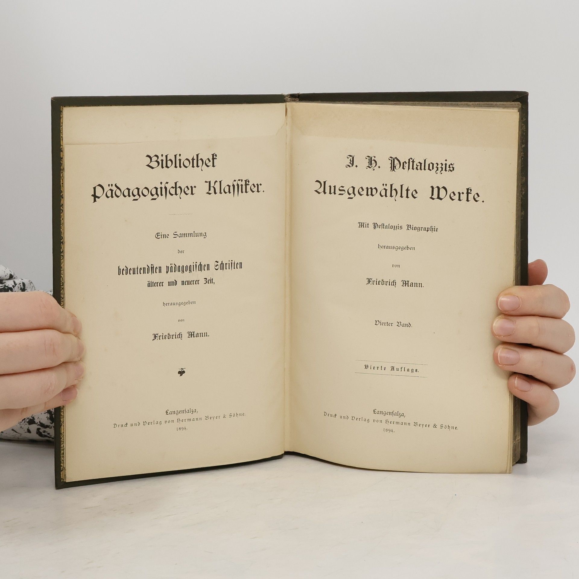 I. H. Pestalozzis Ausgewählte Werke