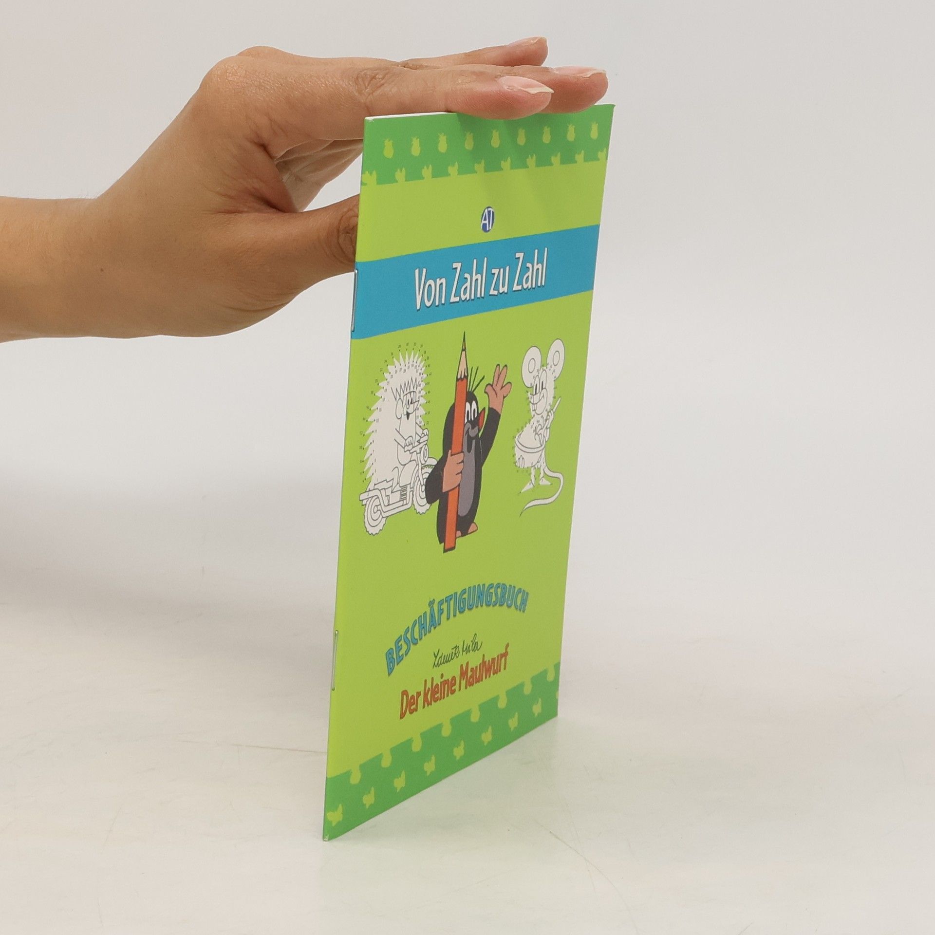 Zdeněk Miler Beschäftigungsbuch. Der kleine Maulwurf. Von Zahl zu Zahl