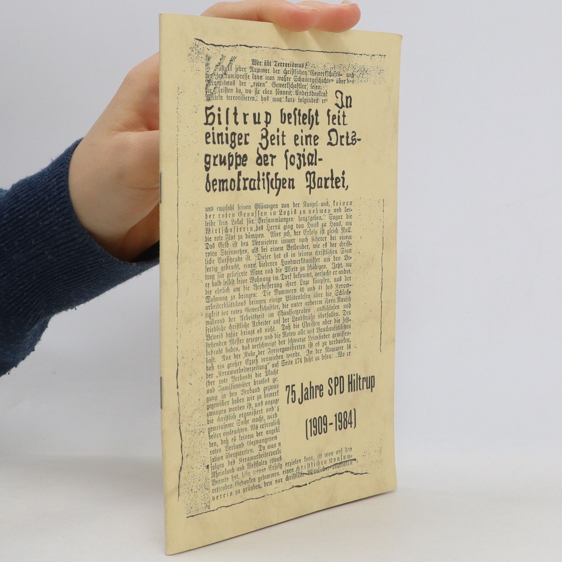 kolektiv 75 Jahre SPD Hlitrup (1909-1984)