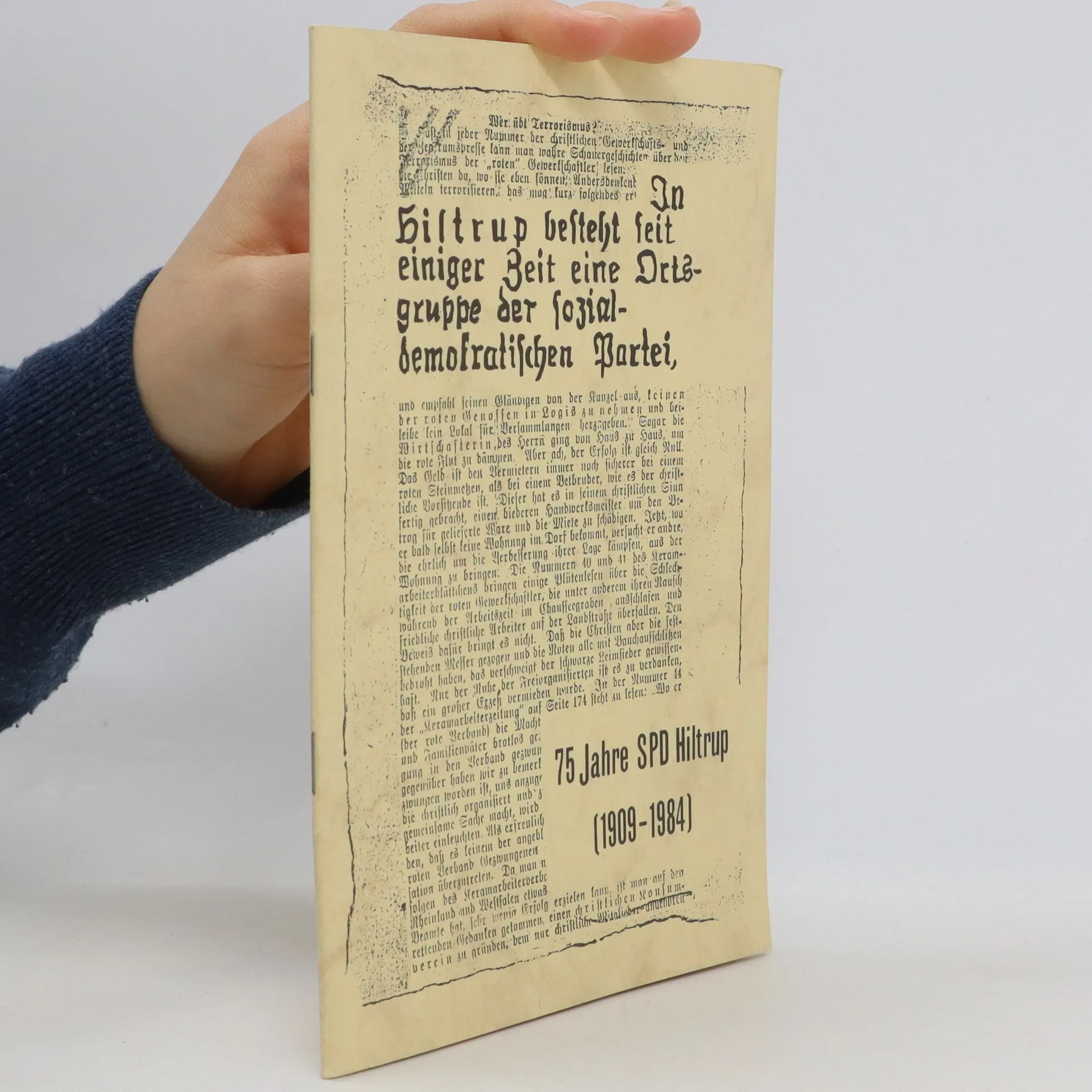 75 Jahre SPD Hlitrup (1909-1984) | Kniha | měkká | kolektiv | DE