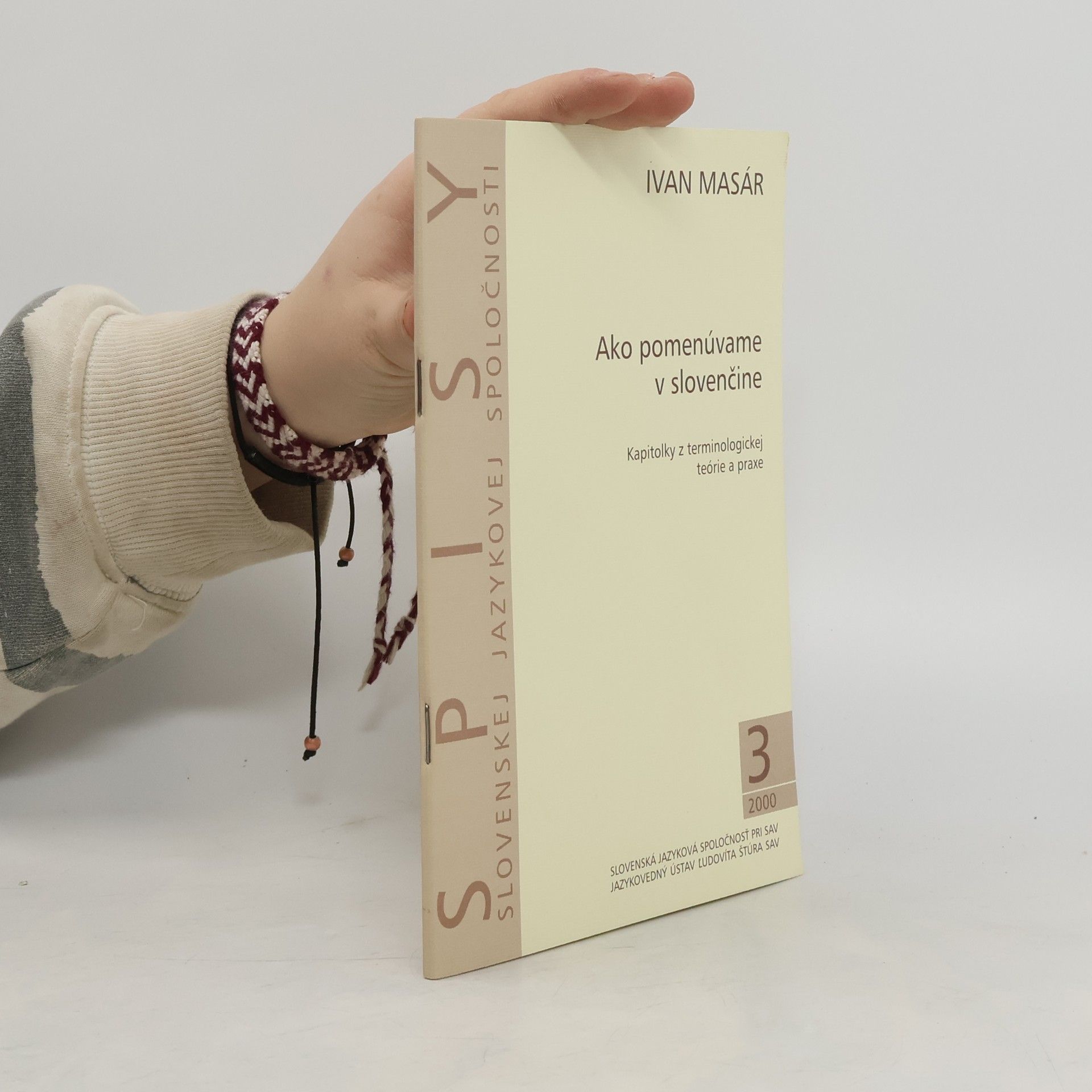 Ivan Masár Ako pomenúvame v slovenčine