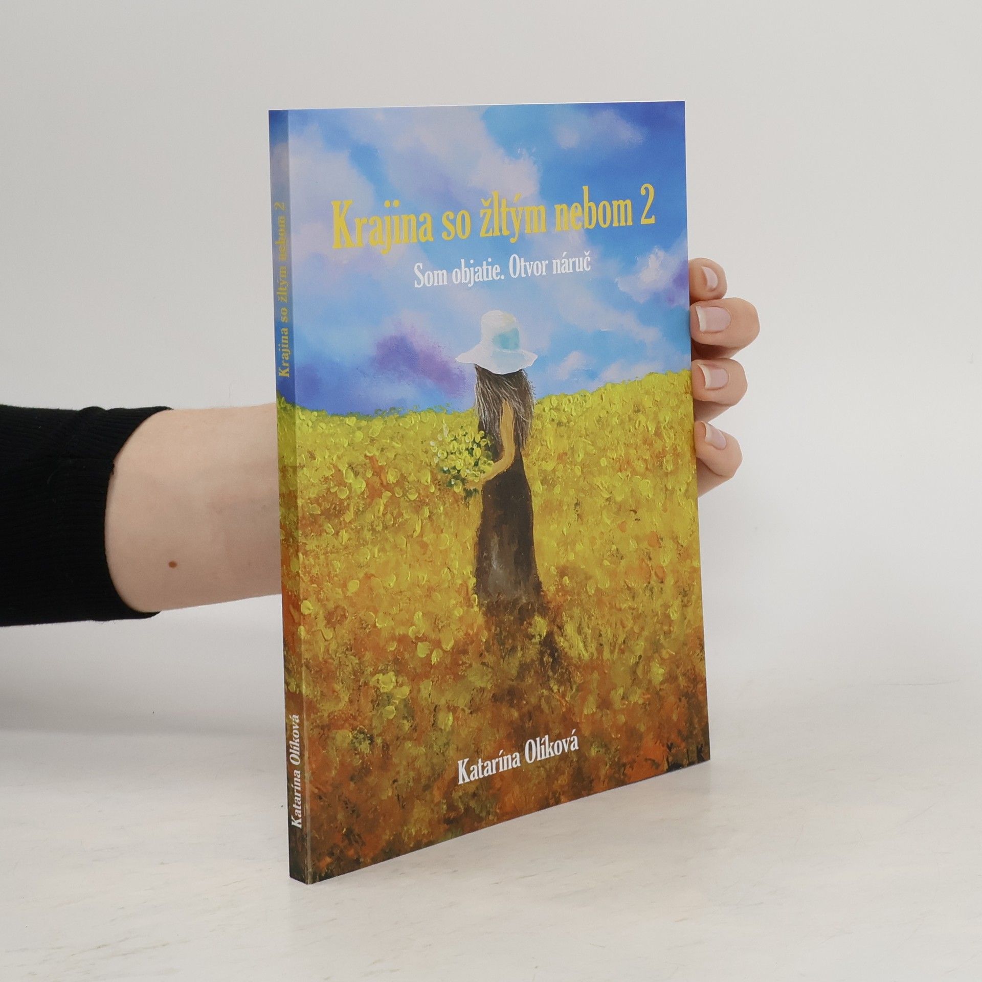 Katarína Olíková Krajina so žltým nebom 2