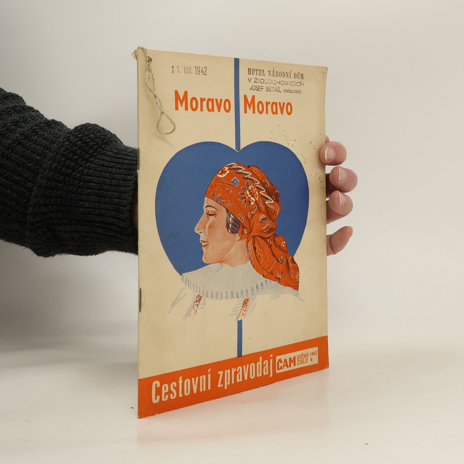 Kolektív autorov ČAM cestovní zpravodaj 4/1942. Moravo