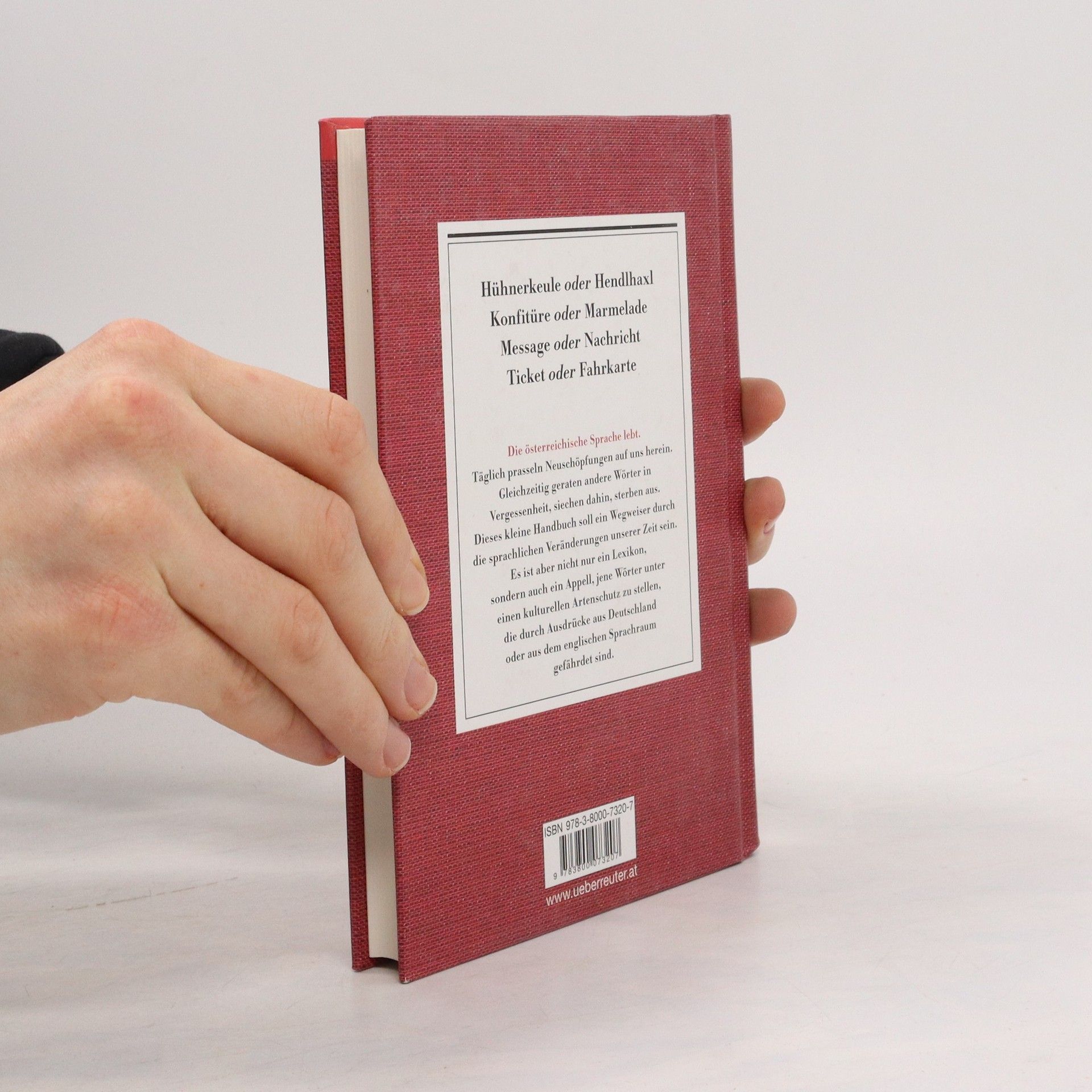 Robert Sedlaczek Kleines Handbuch der bedrohten Wörter Österreichs