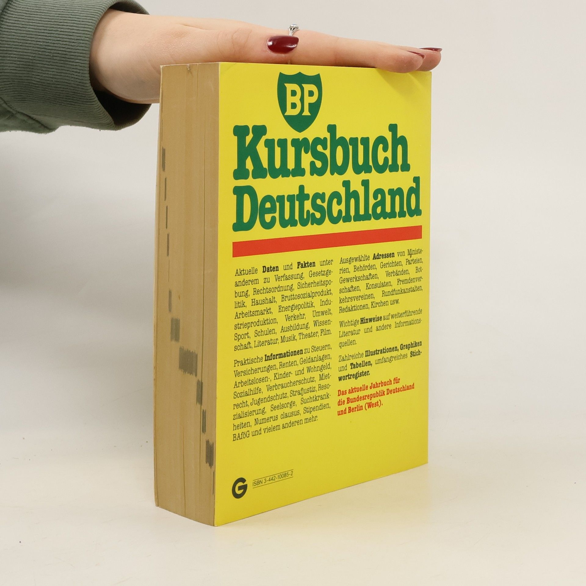 Autorenkollektiv Kursbuch Deutschalnd 85/86