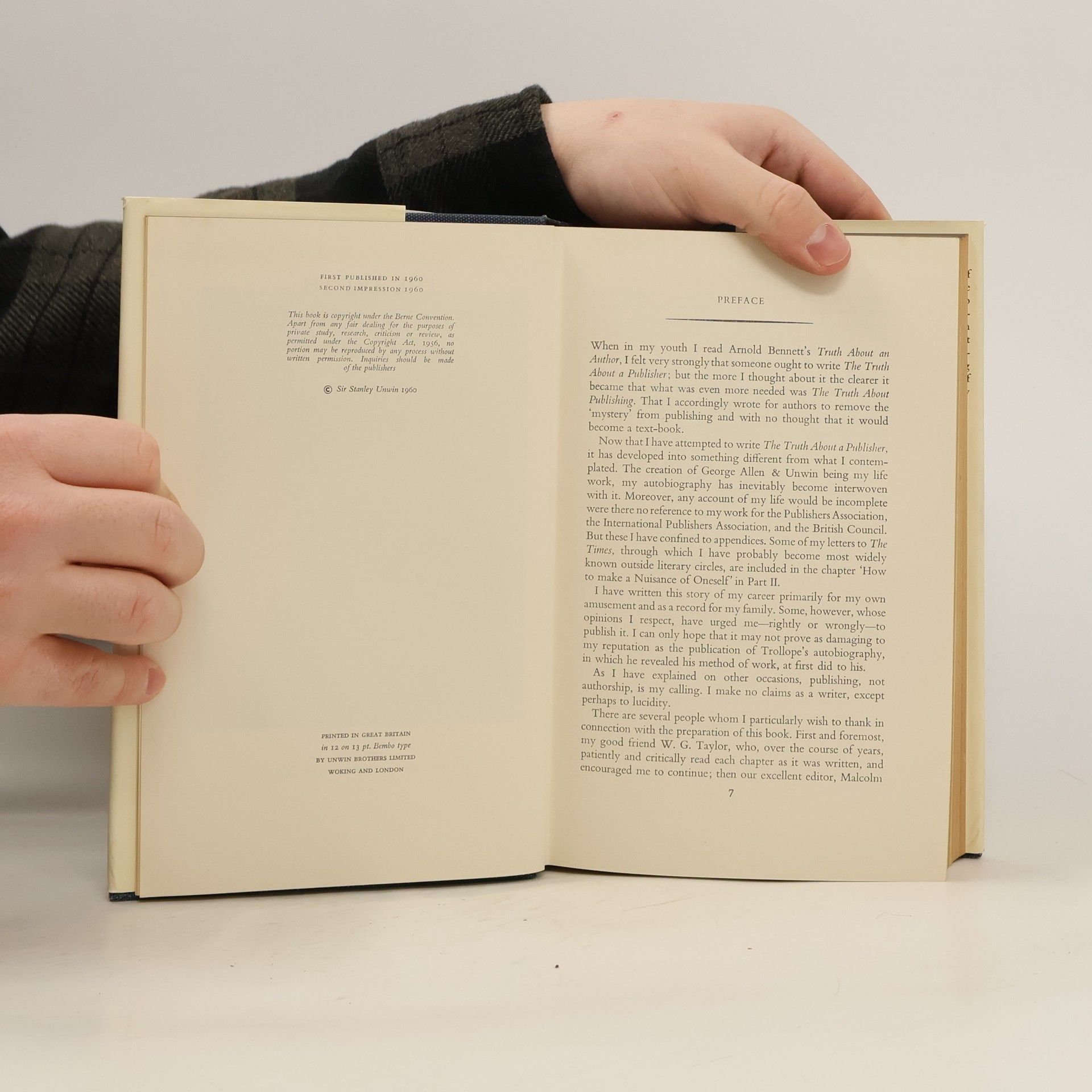 Sir Stanley Unwin The Truth About a Publisher
