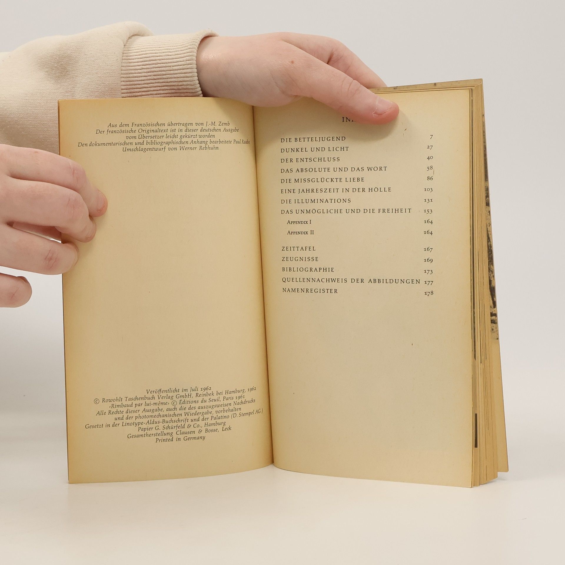 Autorenkollektiv Rimbaud in selbstzeugnissen und bilddokumenten