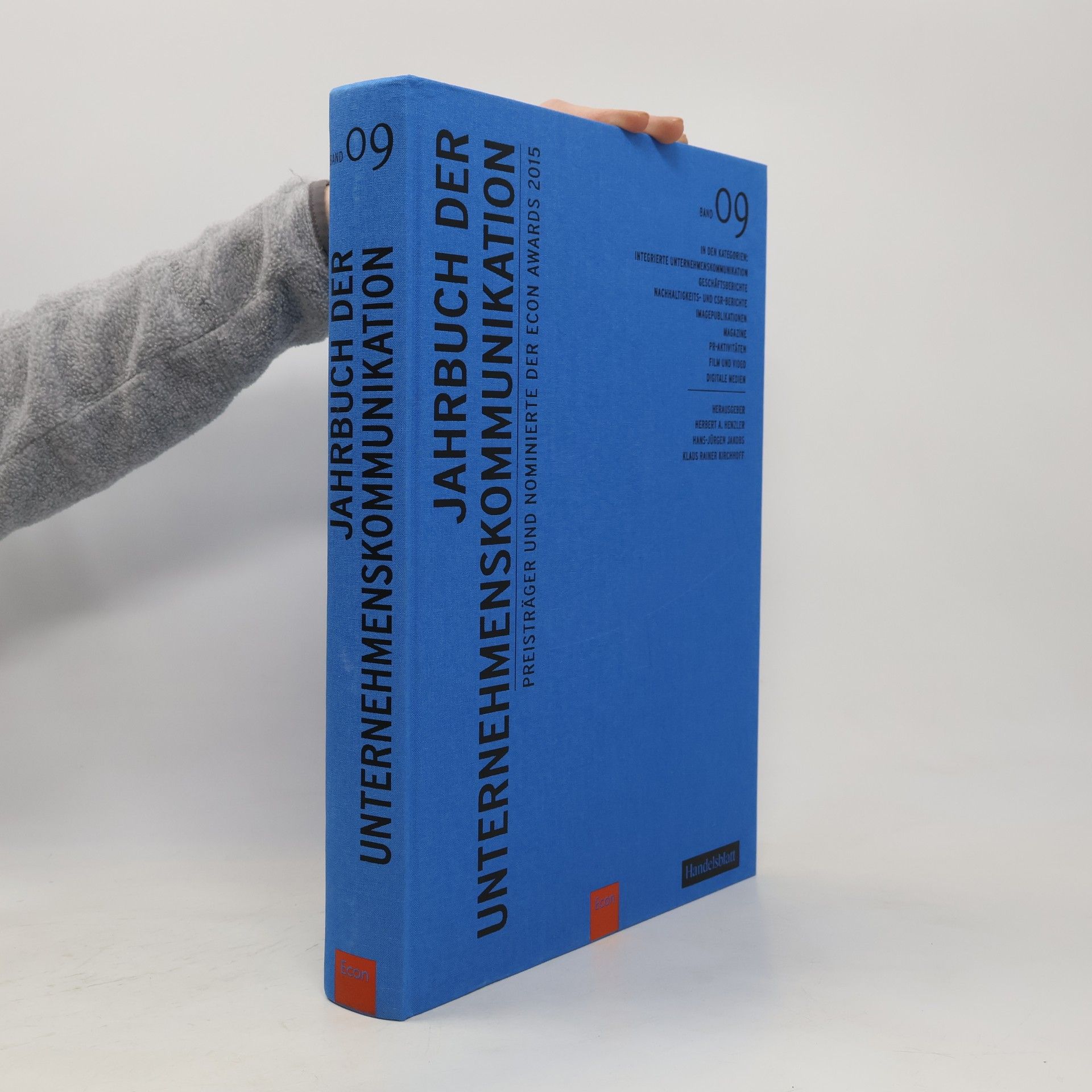 Herbert Henzler Jahrbuch der Unternehmenskommunikation. Band 9. 2015