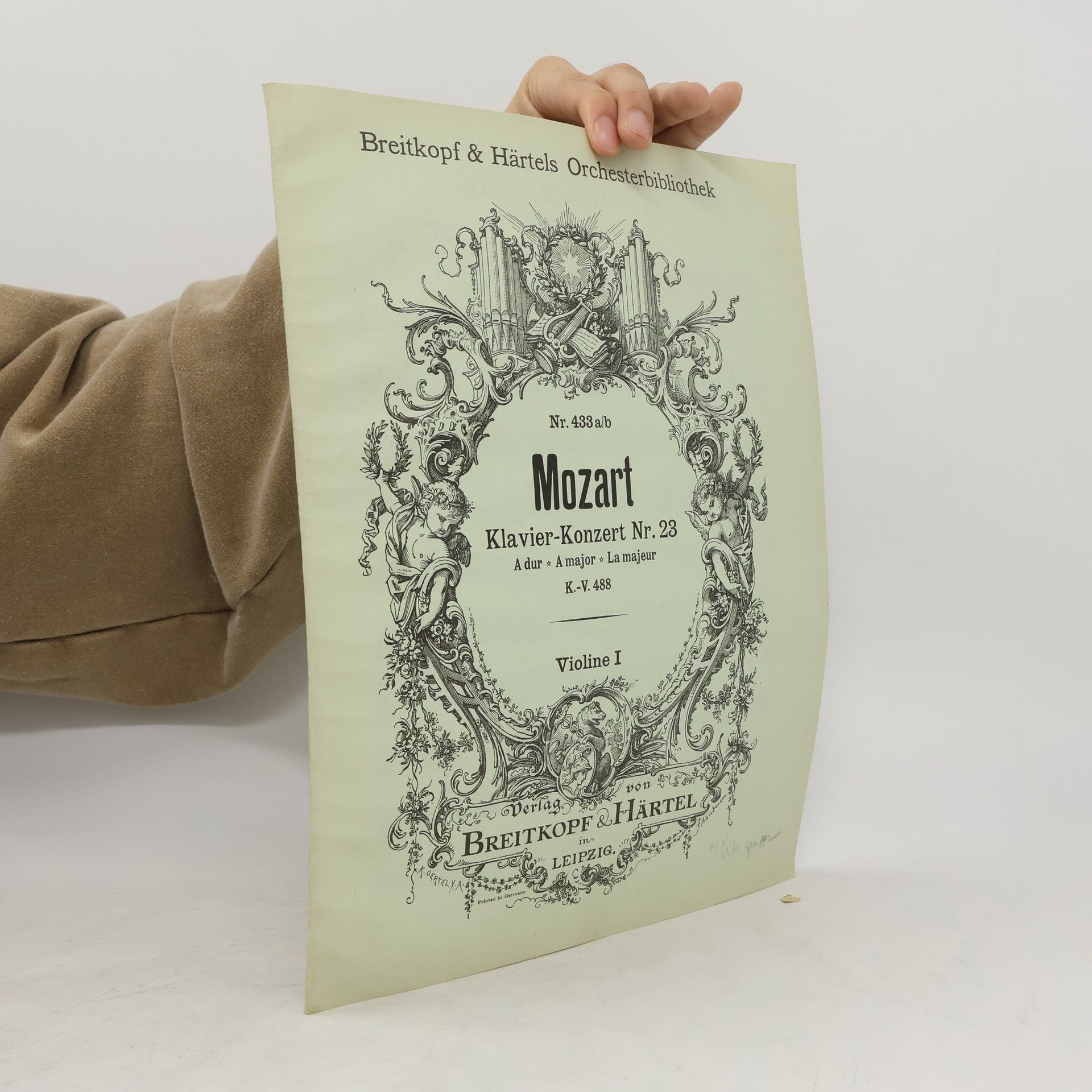 Autorenkollektiv Mozart. Klavier-Konzert Nr.23 Violine I