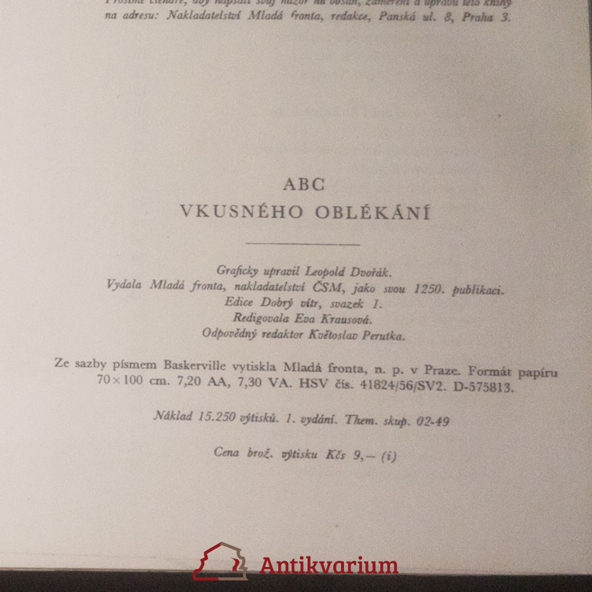 M. Adamírová ABC vkusného oblékání