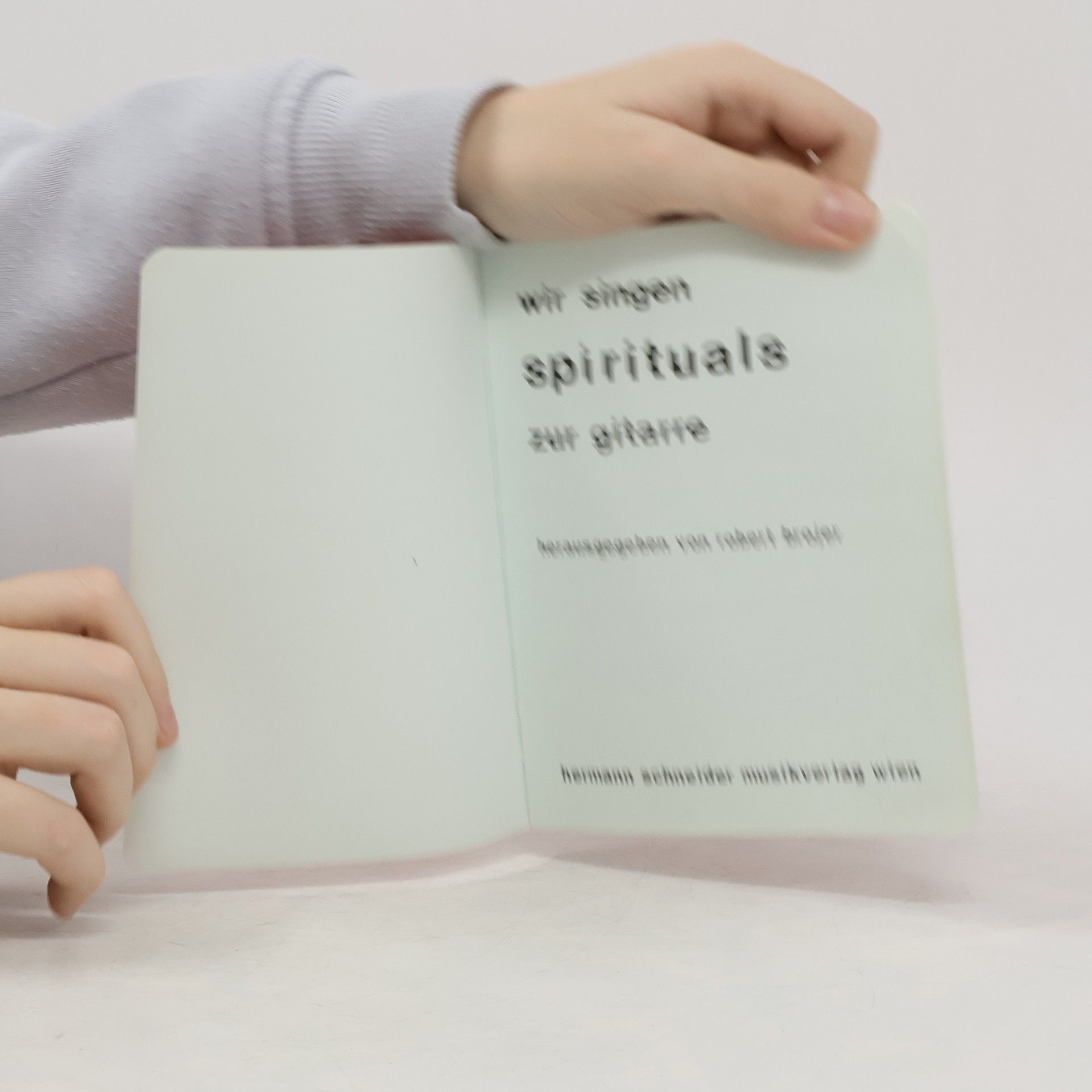 Collectif d'auteurs Wir singen spirituals zur Gitarre