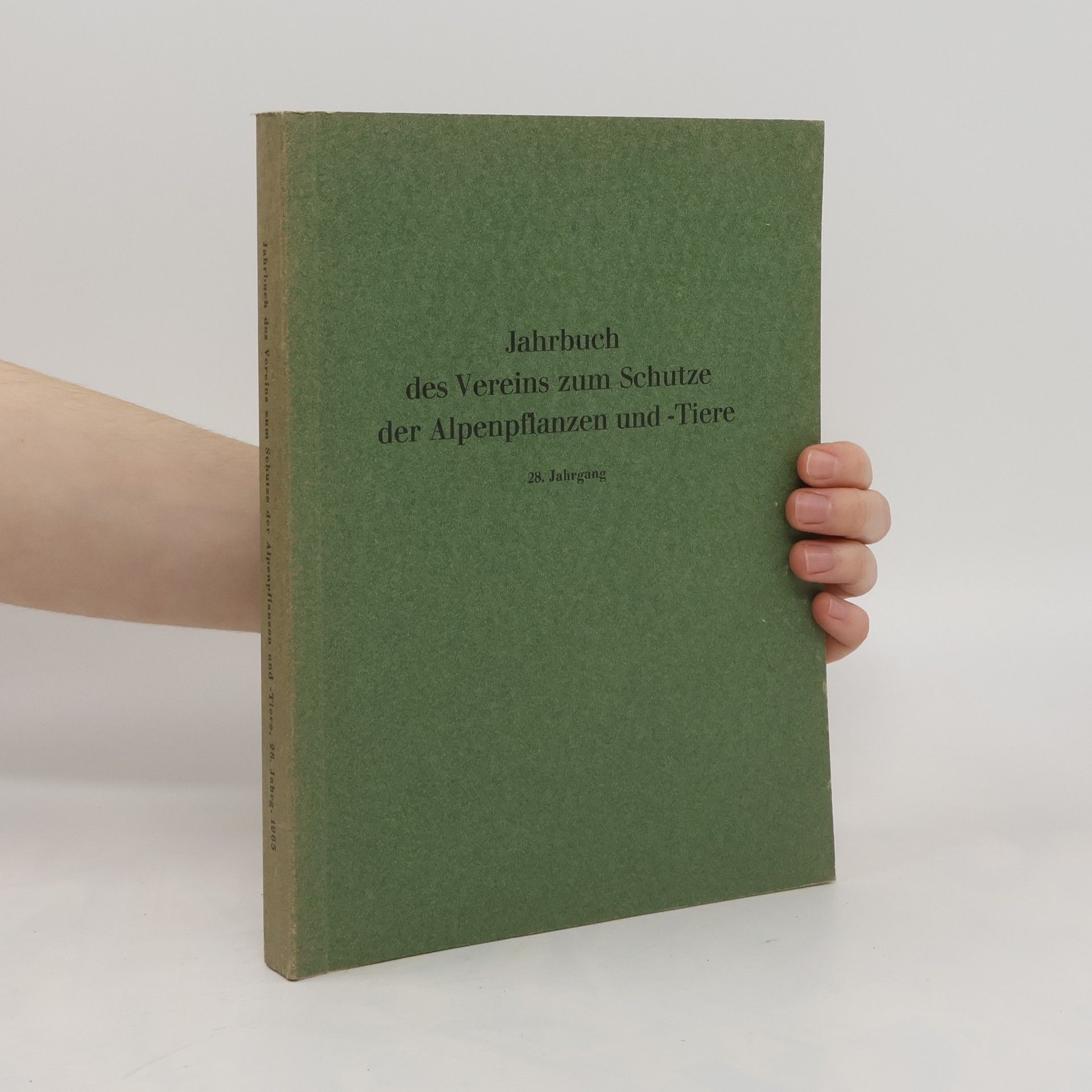 kolektiv Jahrbuch des Vereins zum Schutze der Alpenpflanzen und -Tiere