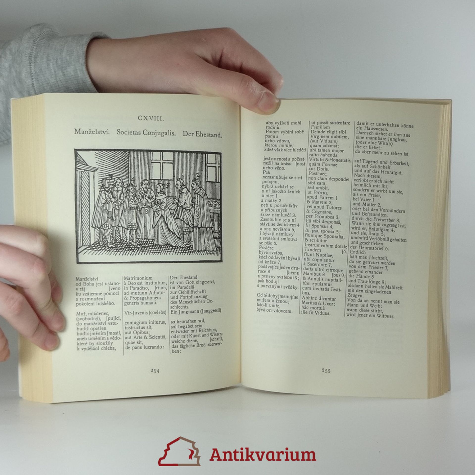 Jan Amos Komenský Orbis sensualium pictus = Svět v obrazích: Přetisk prvního vydání z roku 1658