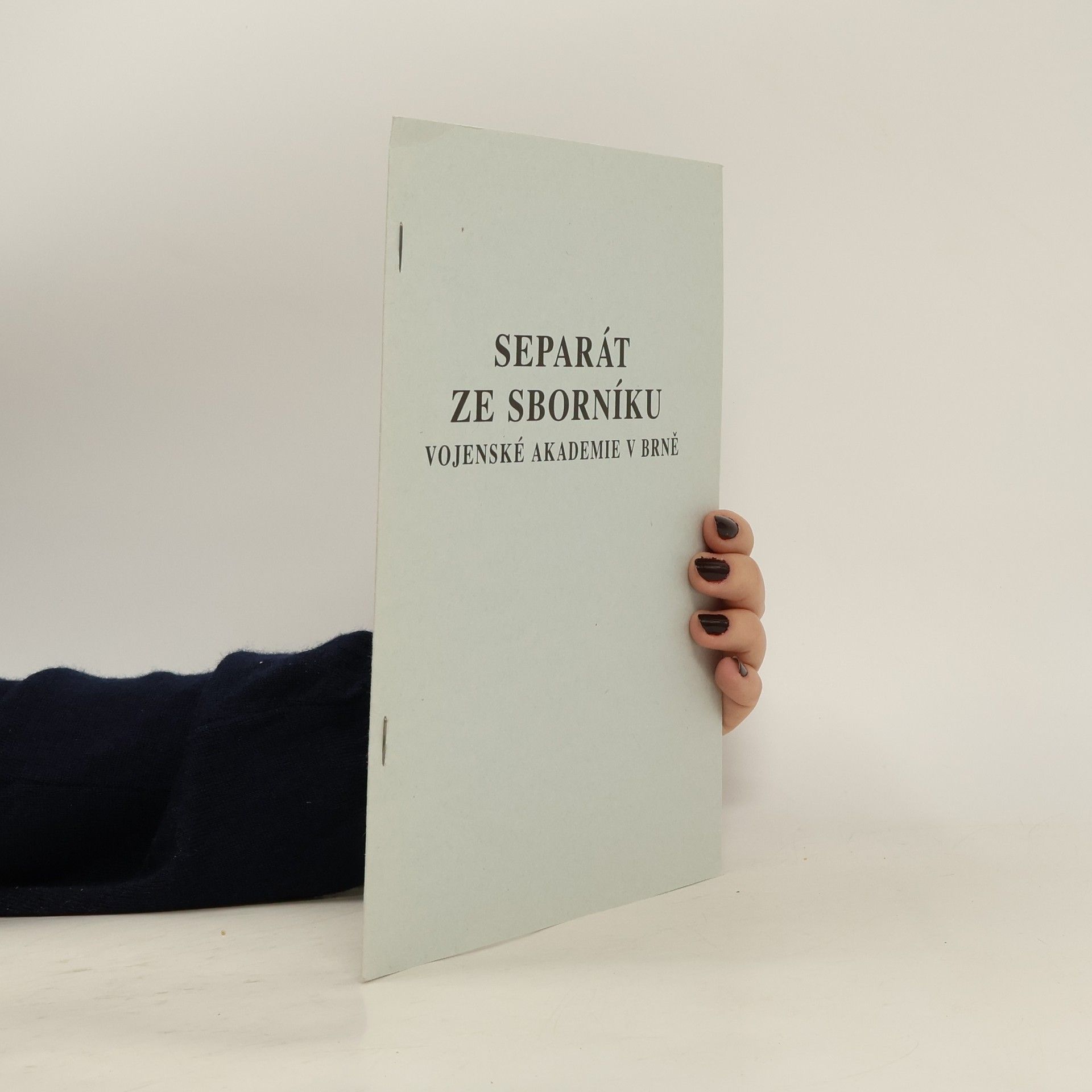 Separát ze sborníku vojenské akademie v Brně