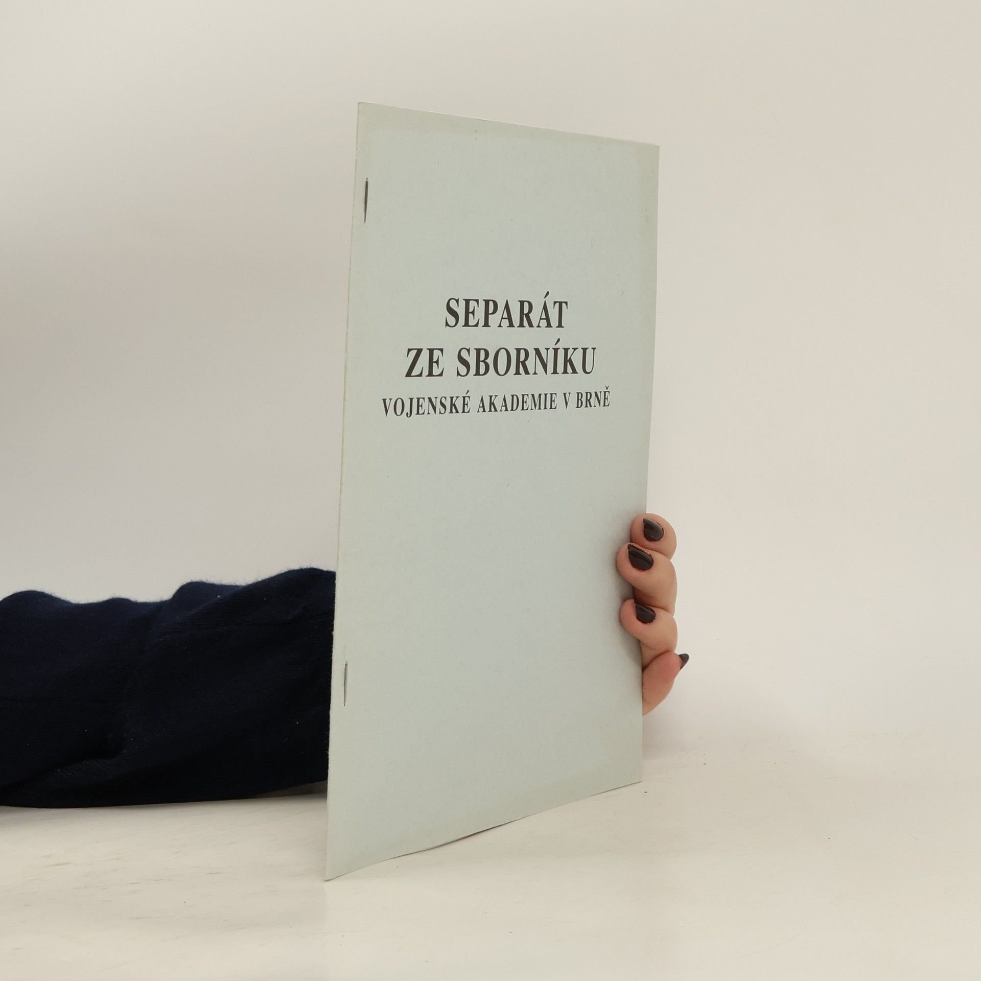 Collectif d'auteurs Separát ze sborníku Vojenské akademie v Brně