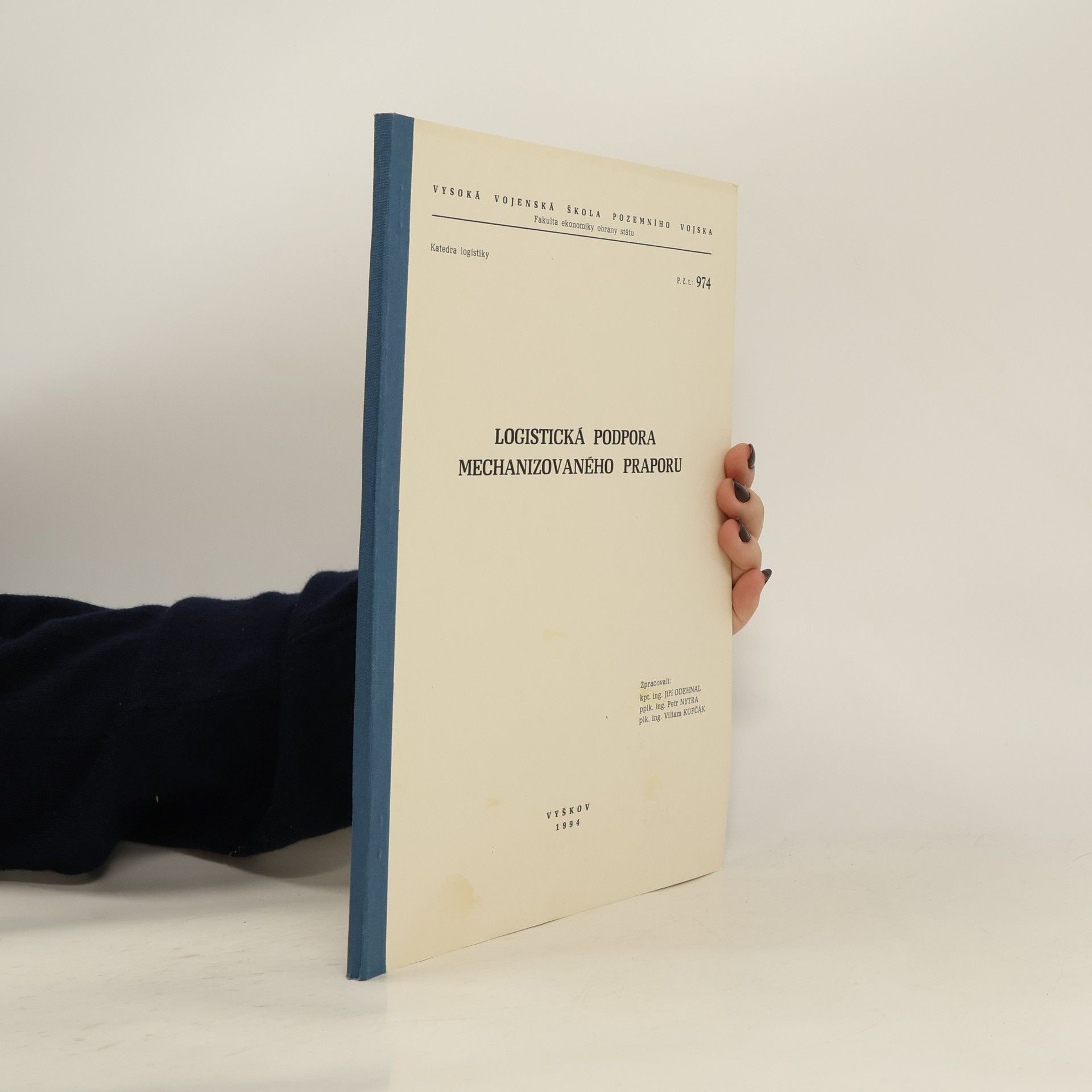 Collectif d'auteurs Logistická podpora mechanizovaného praporu