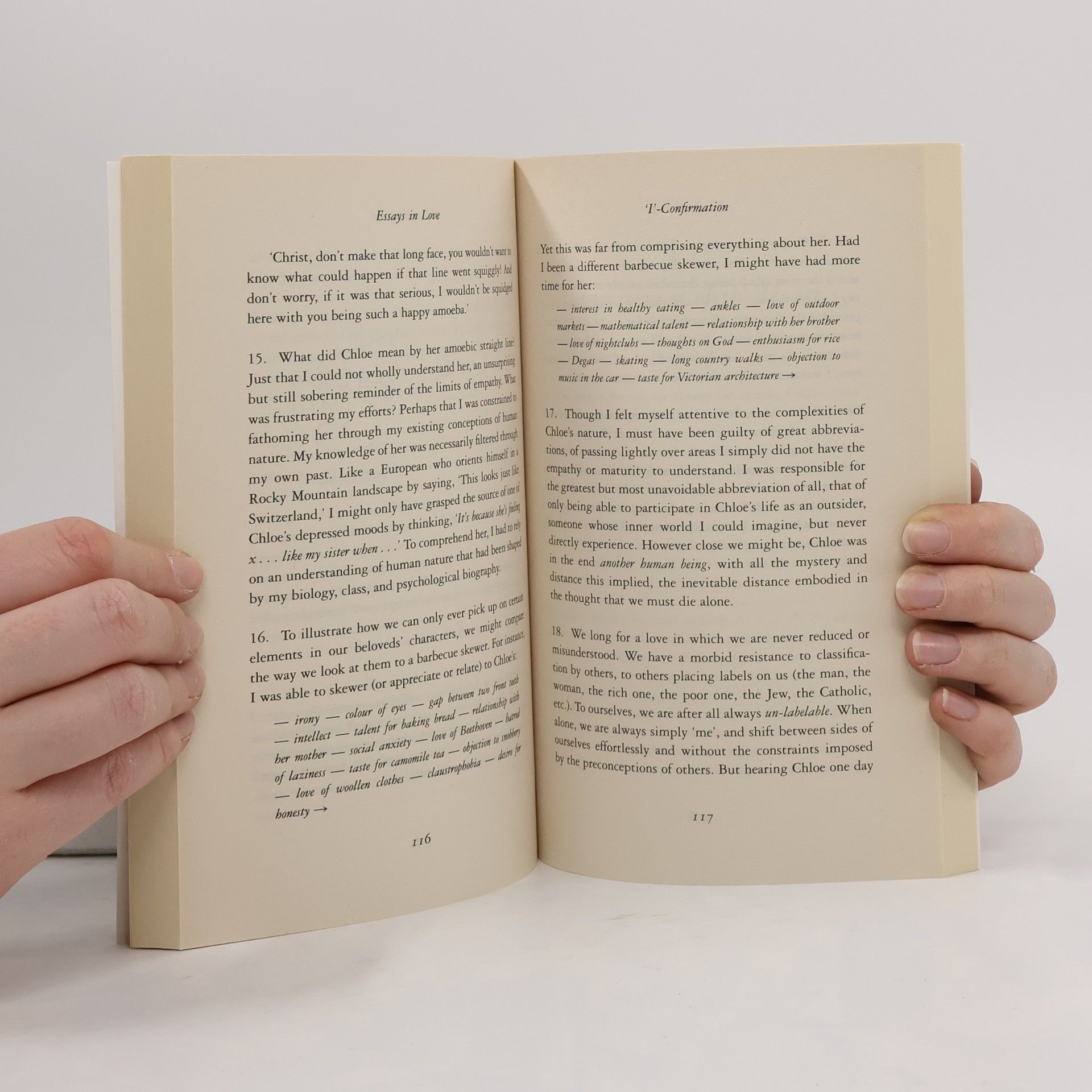 Alain de Botton Essays in Love