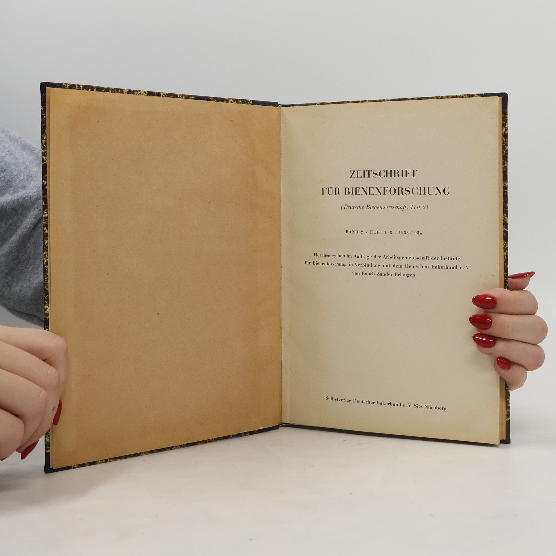 kolektiv Zeitschrift für Bienenforschung. Band 2. Heft 1-8