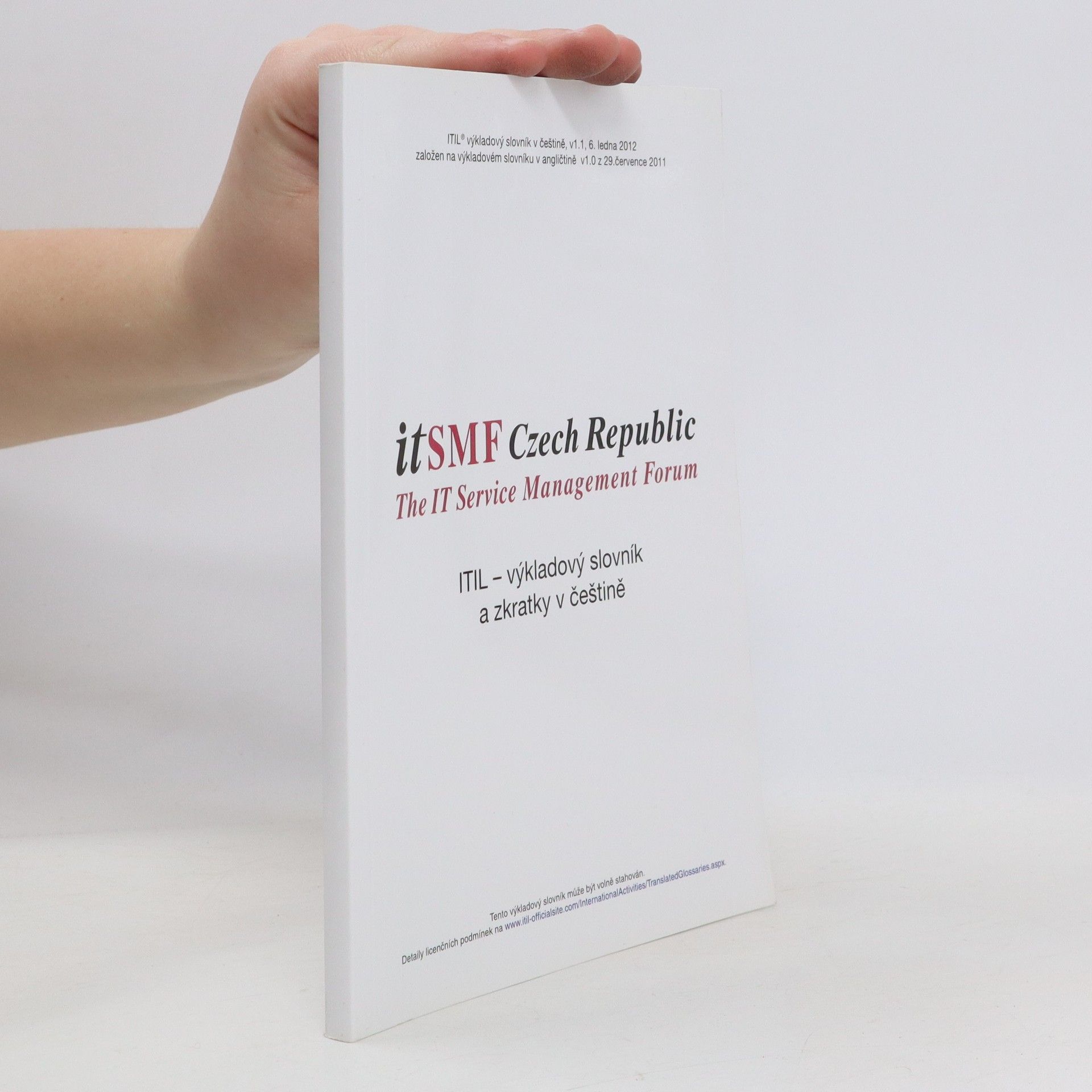 Collectif d'auteurs ITIL. Výkladový slovník a zkratky v češtině