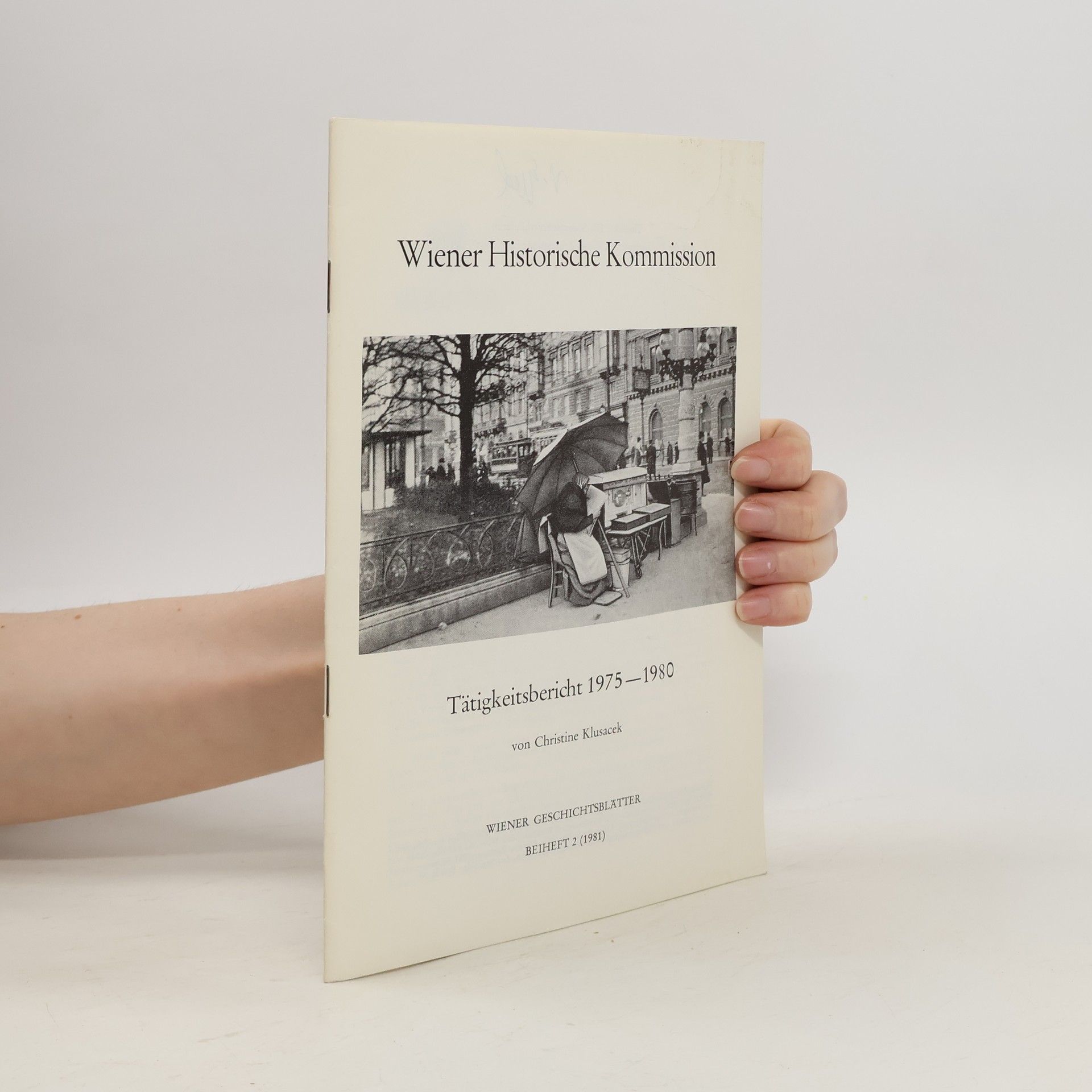 kolektiv Wiener Historische Kommission. Tätigkeitsbericht 1975-1980