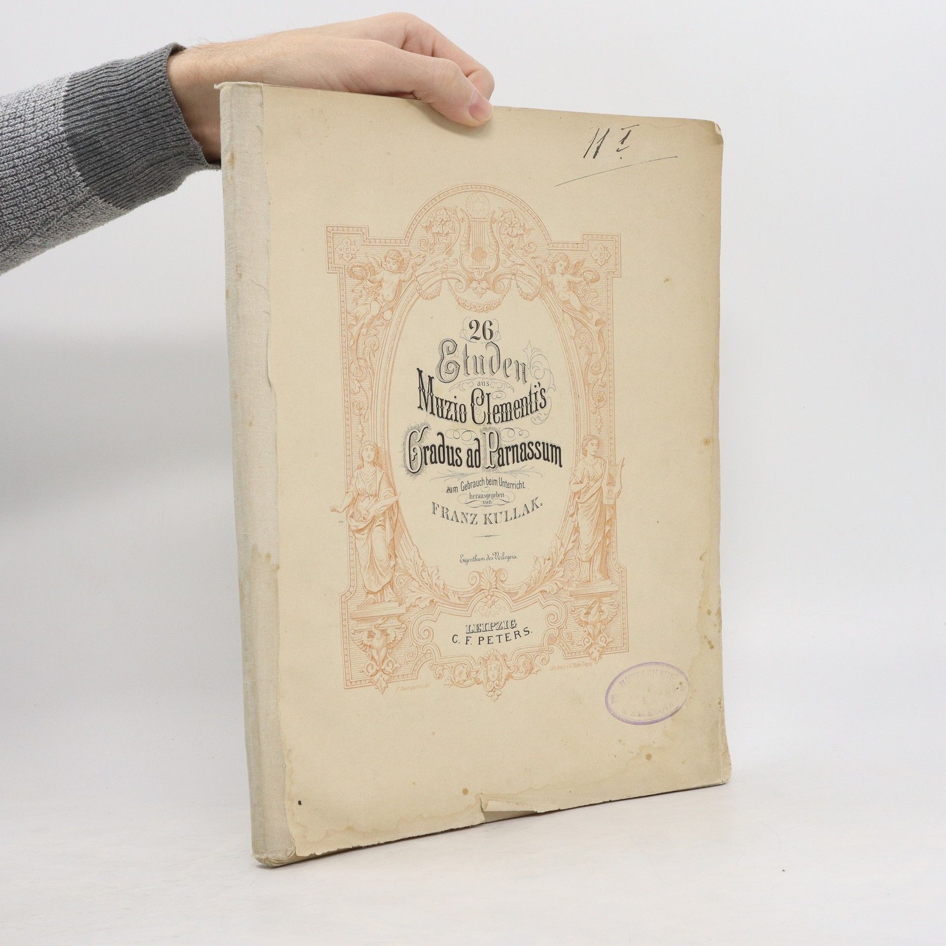 Franz Kullak 26 Studen aus Muzio Clementis. Gradus ad Parnassum